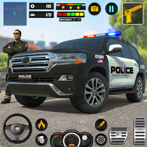 اسکرین شات 1 برنامه Police Monster Truck Games 3D