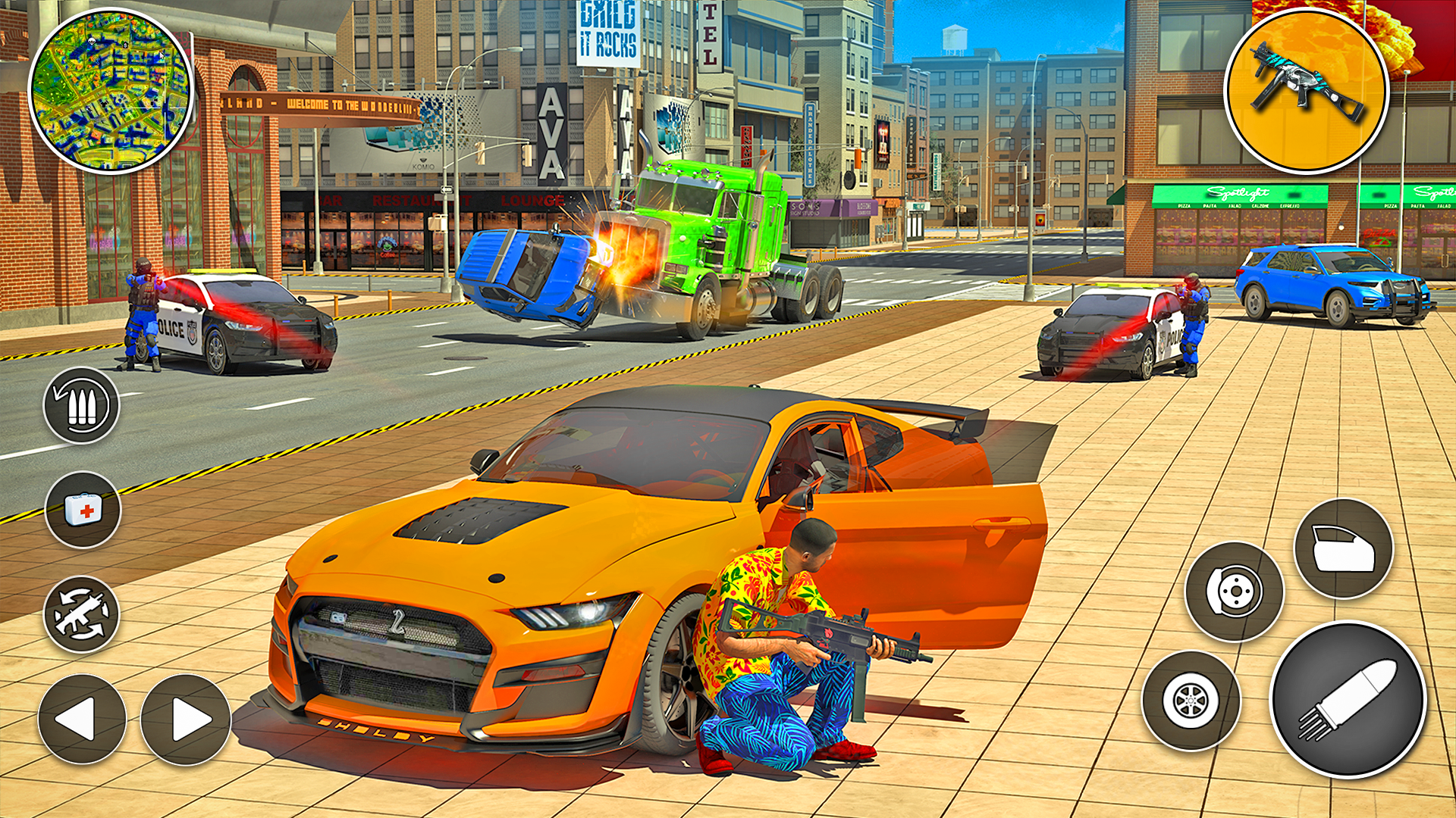 اسکرین شات 7 بازی Police Car Chase Car Games