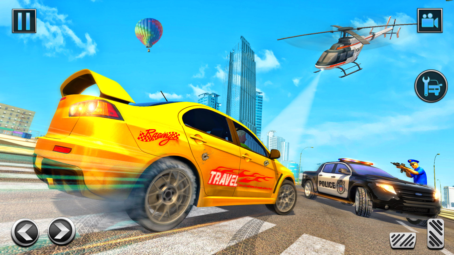 اسکرین شات 8 بازی Police Car Chase Car Games