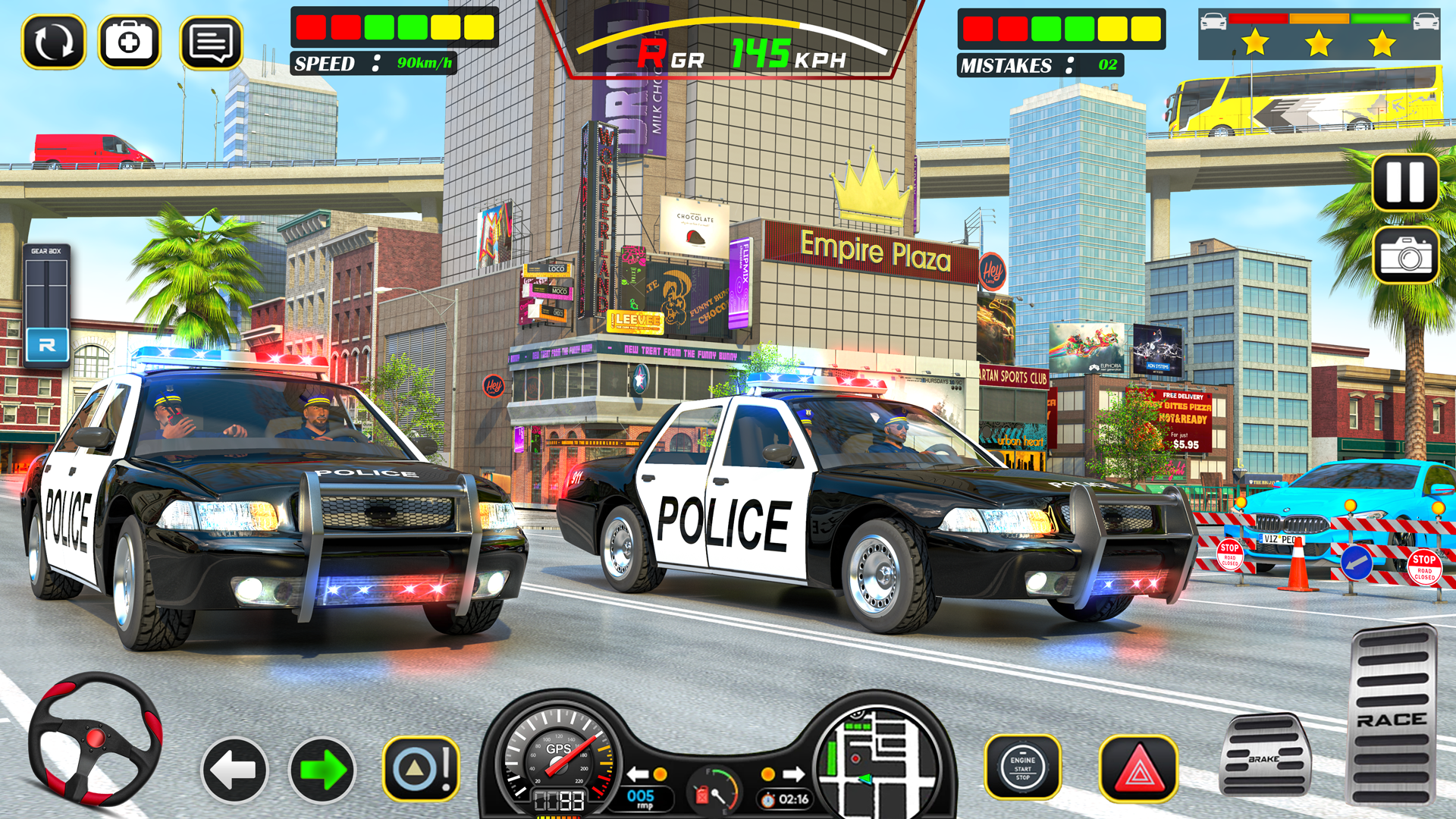 اسکرین شات 3 بازی Police Car Chase Car Games