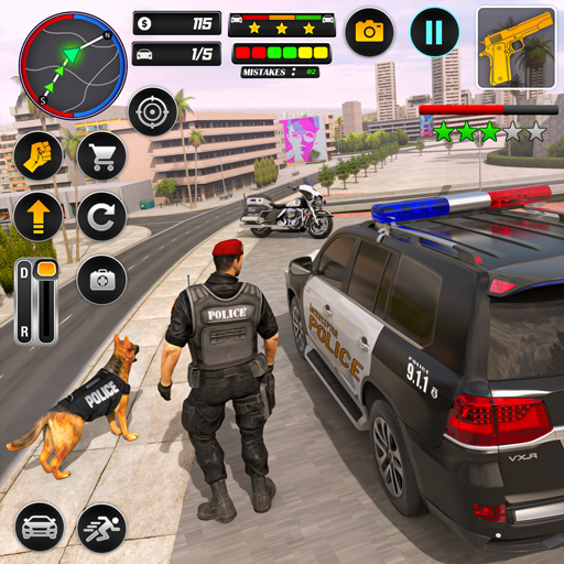 اسکرین شات 1 بازی Police Car Chase Car Games