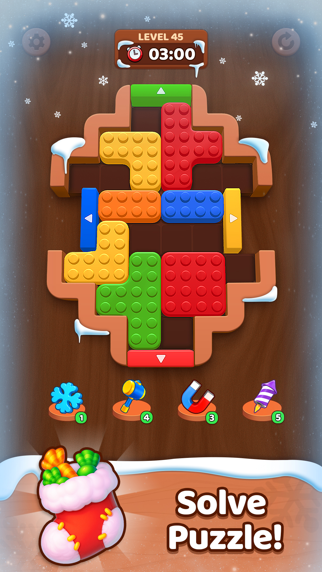 اسکرین شات 1 بازی Color Block Puzzle: 3D Jam
