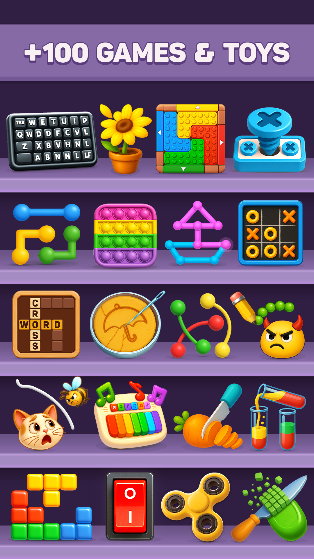 اسکرین شات 4 بازی Mini Relaxing - Offline Games