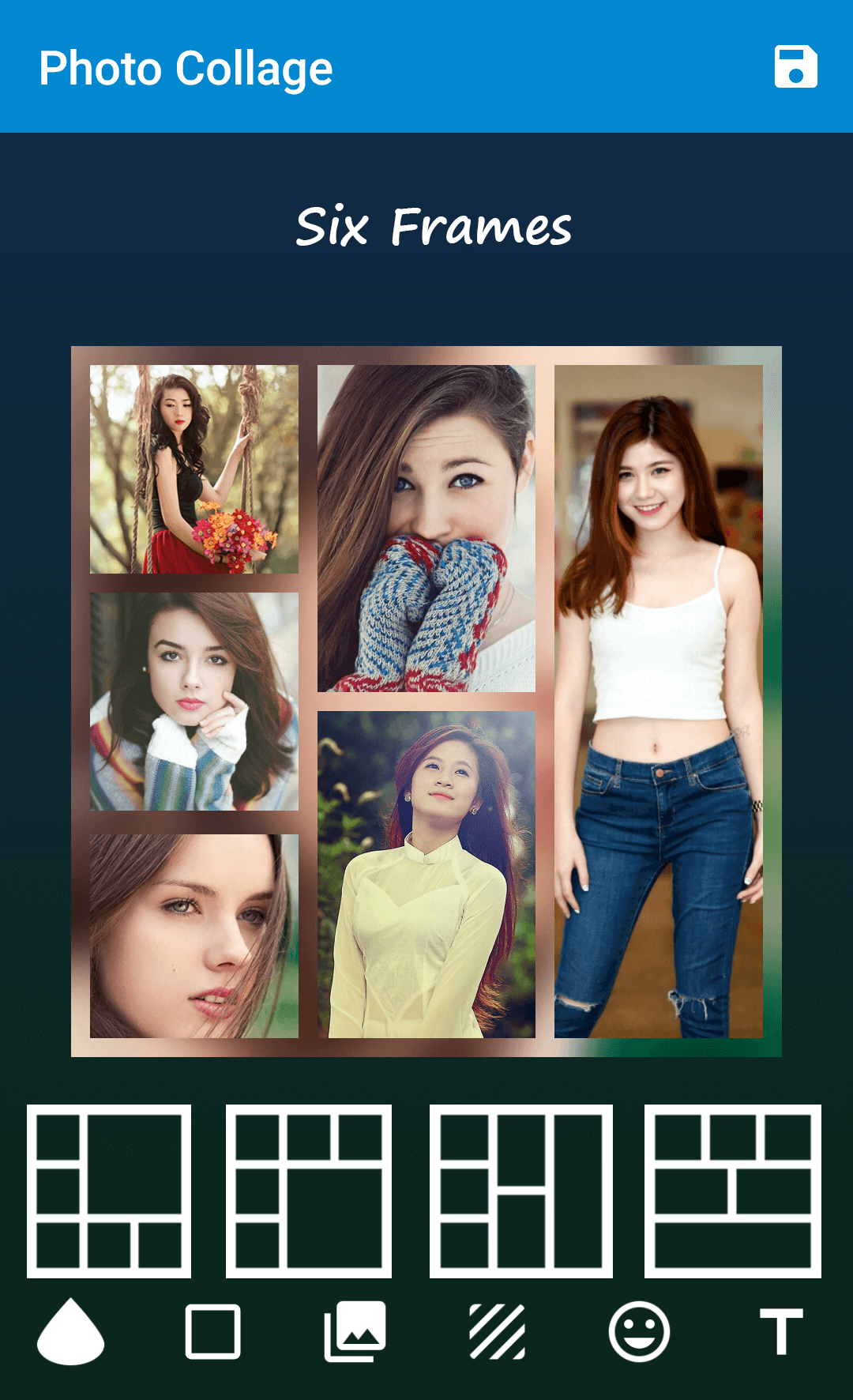 اسکرین شات 8 برنامه Pip Camera Photo Frames Editor