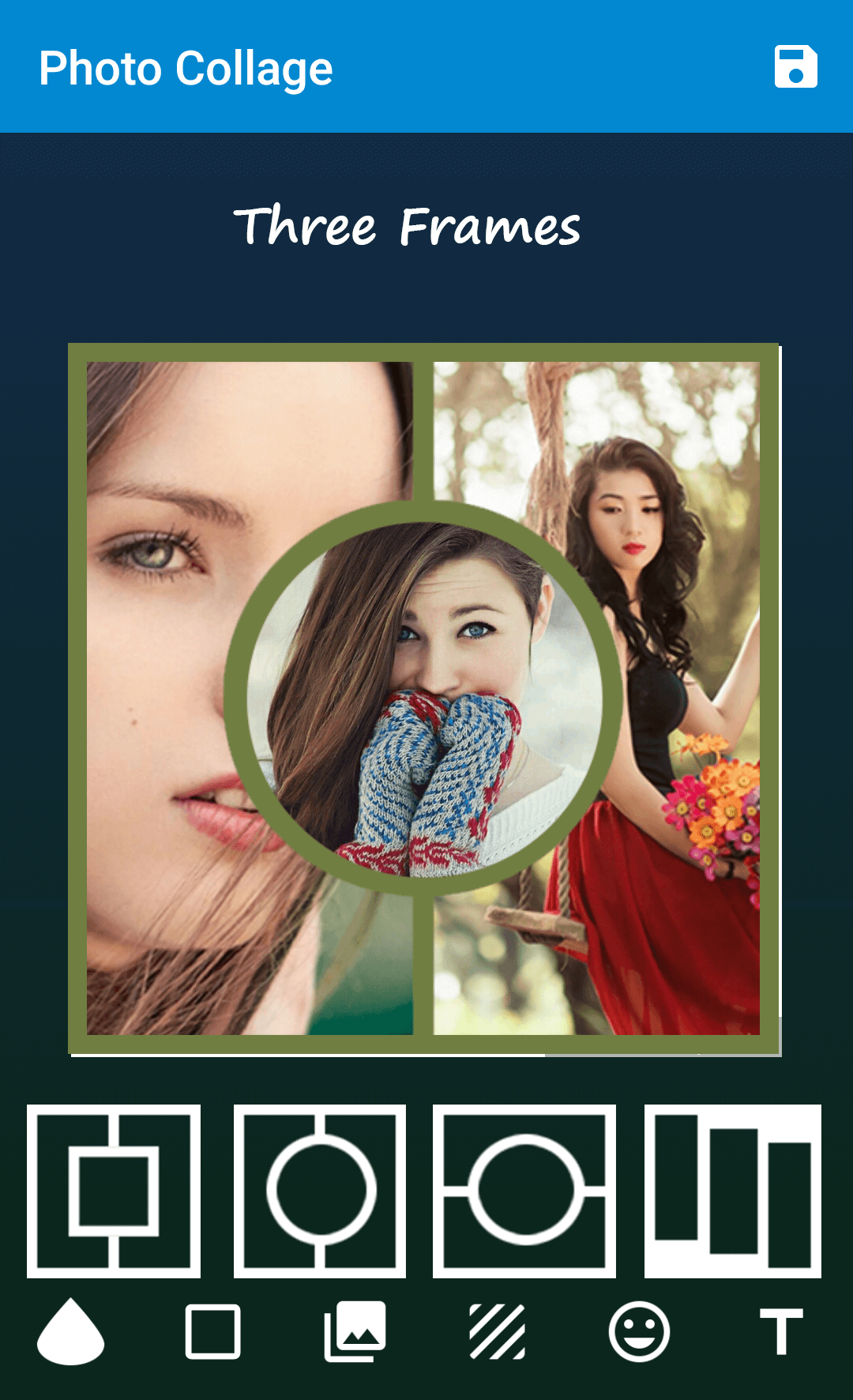 اسکرین شات 5 برنامه Pip Camera Photo Frames Editor