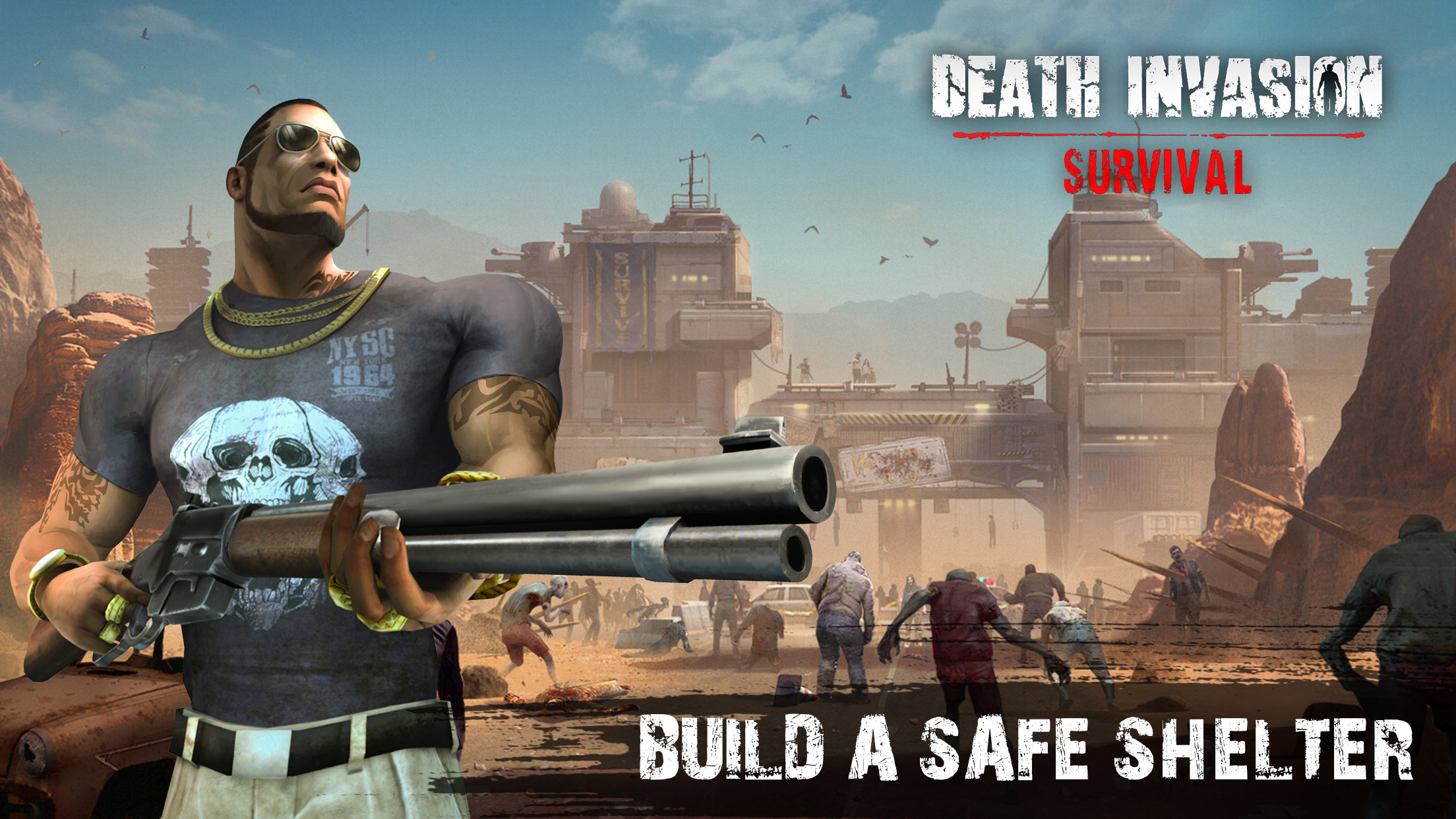 اسکرین شات 3 بازی Death Invasion : Offline Game