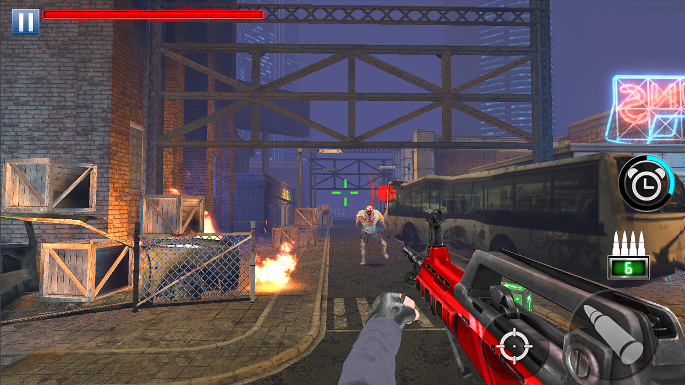 اسکرین شات 5 بازی Zombie City : Shooting Game