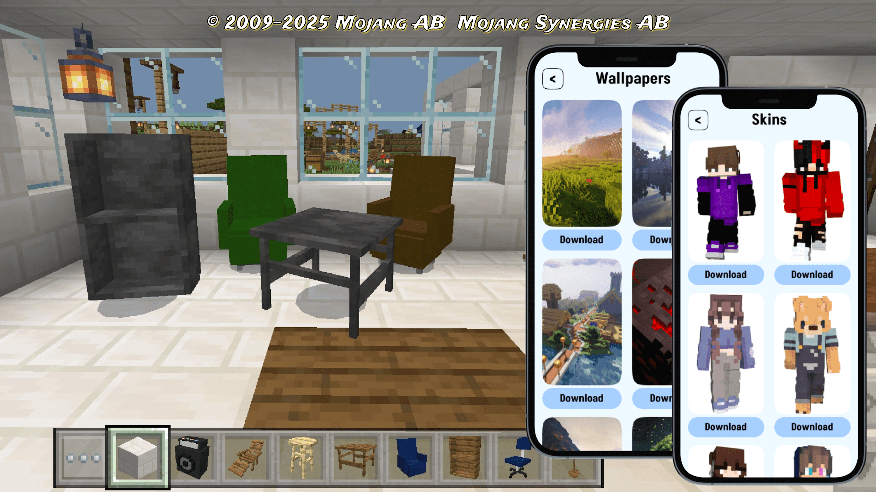 اسکرین شات 6 برنامه Furniture for Minecraft
