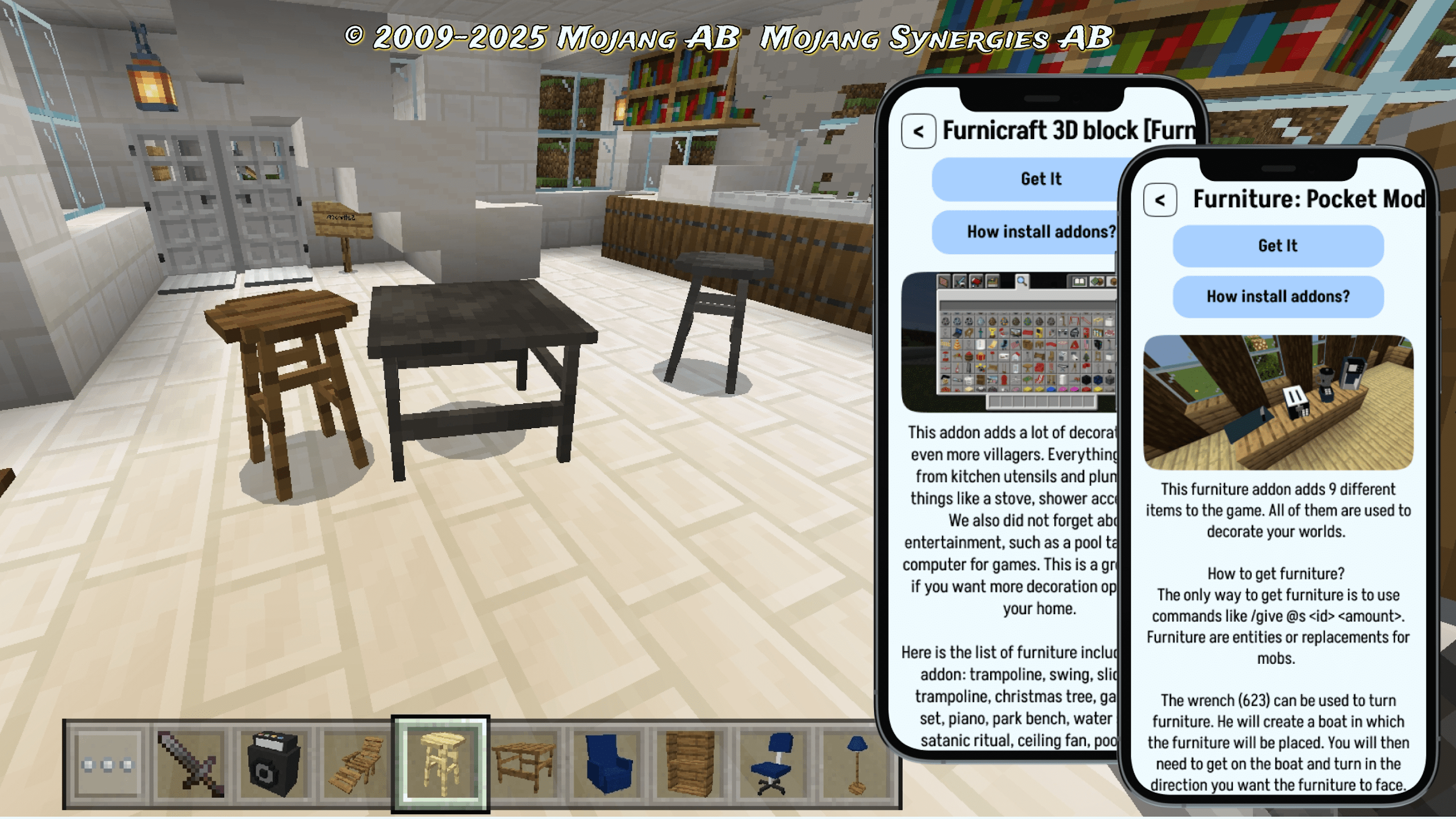 اسکرین شات 4 برنامه Furniture for Minecraft