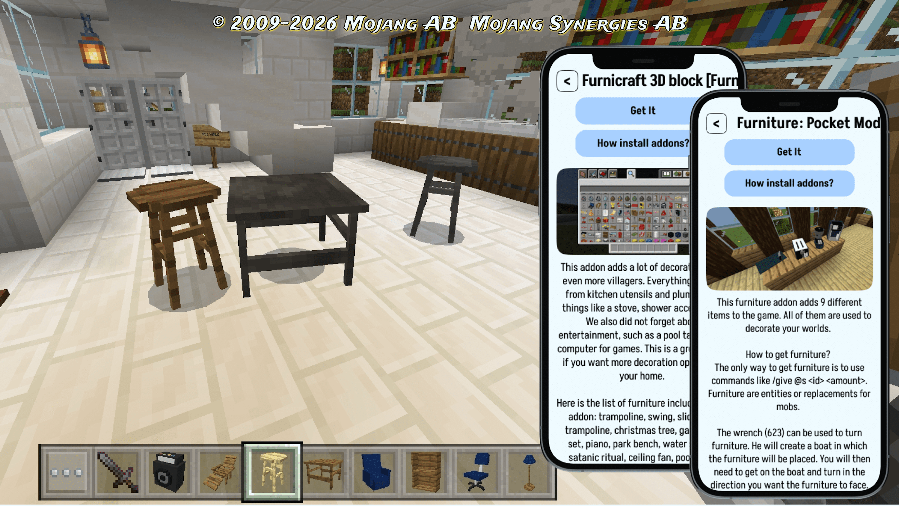 اسکرین شات 4 برنامه Furniture for Minecraft