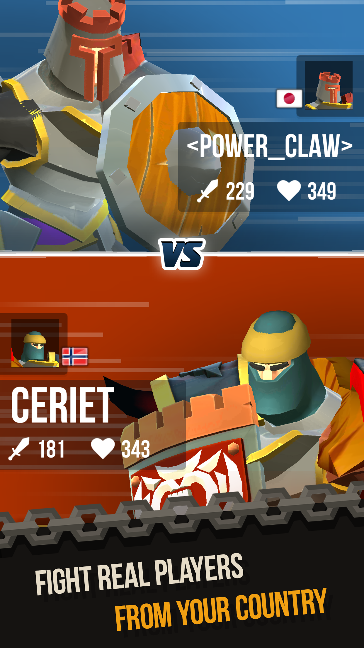 اسکرین شات 1 بازی Duels: Epic Fighting PVP Game