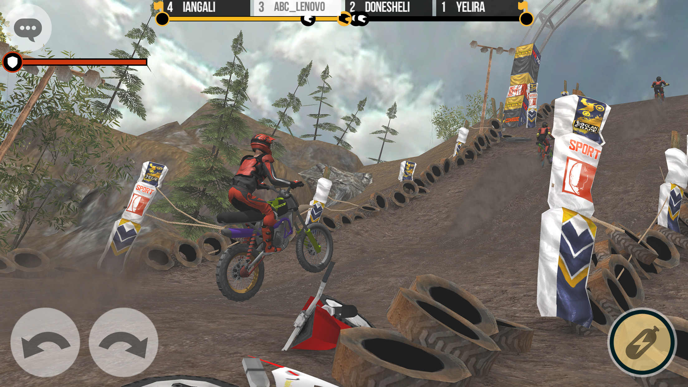 اسکرین شات 3 بازی Clan Race: PVP Motocross races