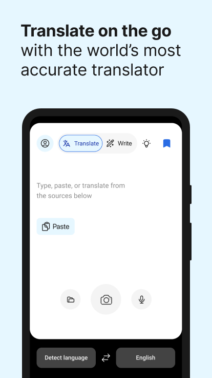 اسکرین شات 2 برنامه DeepL Translate