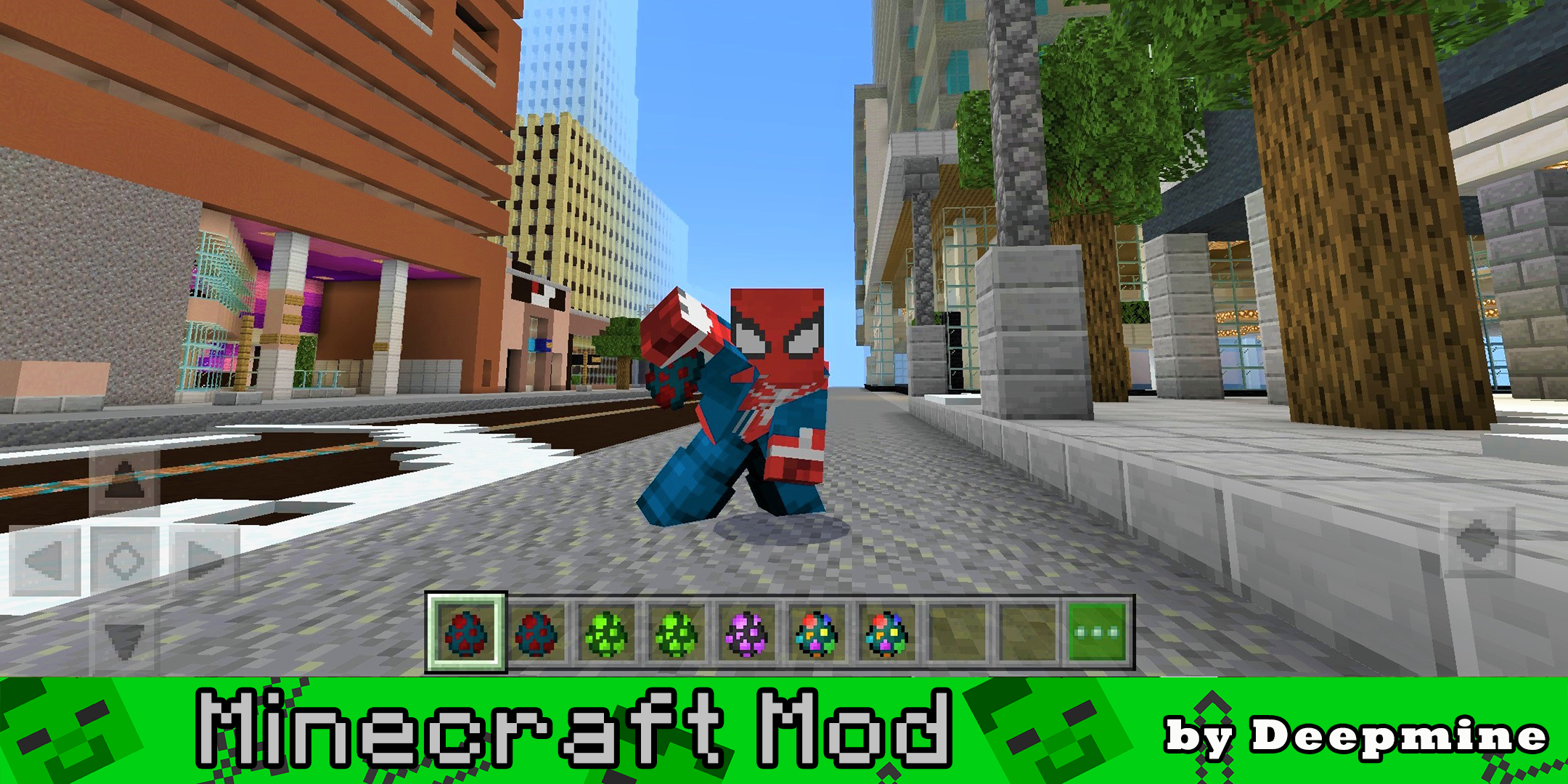 اسکرین شات 6 بازی Spider-Man Minecraft Mod