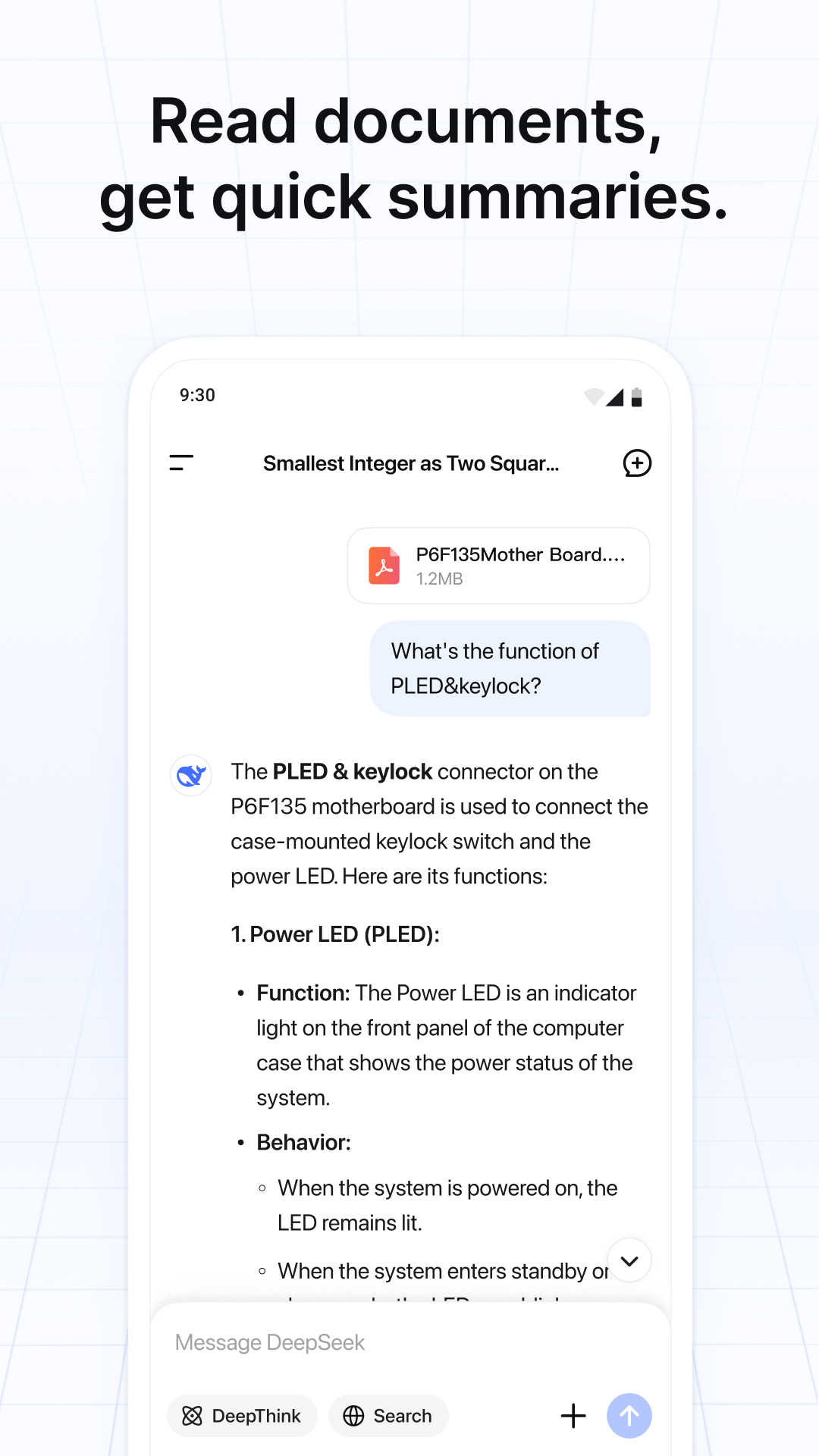 اسکرین شات 5 برنامه DeepSeek - AI Assistant