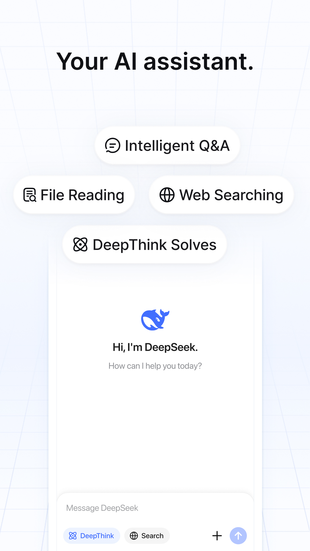 اسکرین شات 1 برنامه DeepSeek - AI Assistant