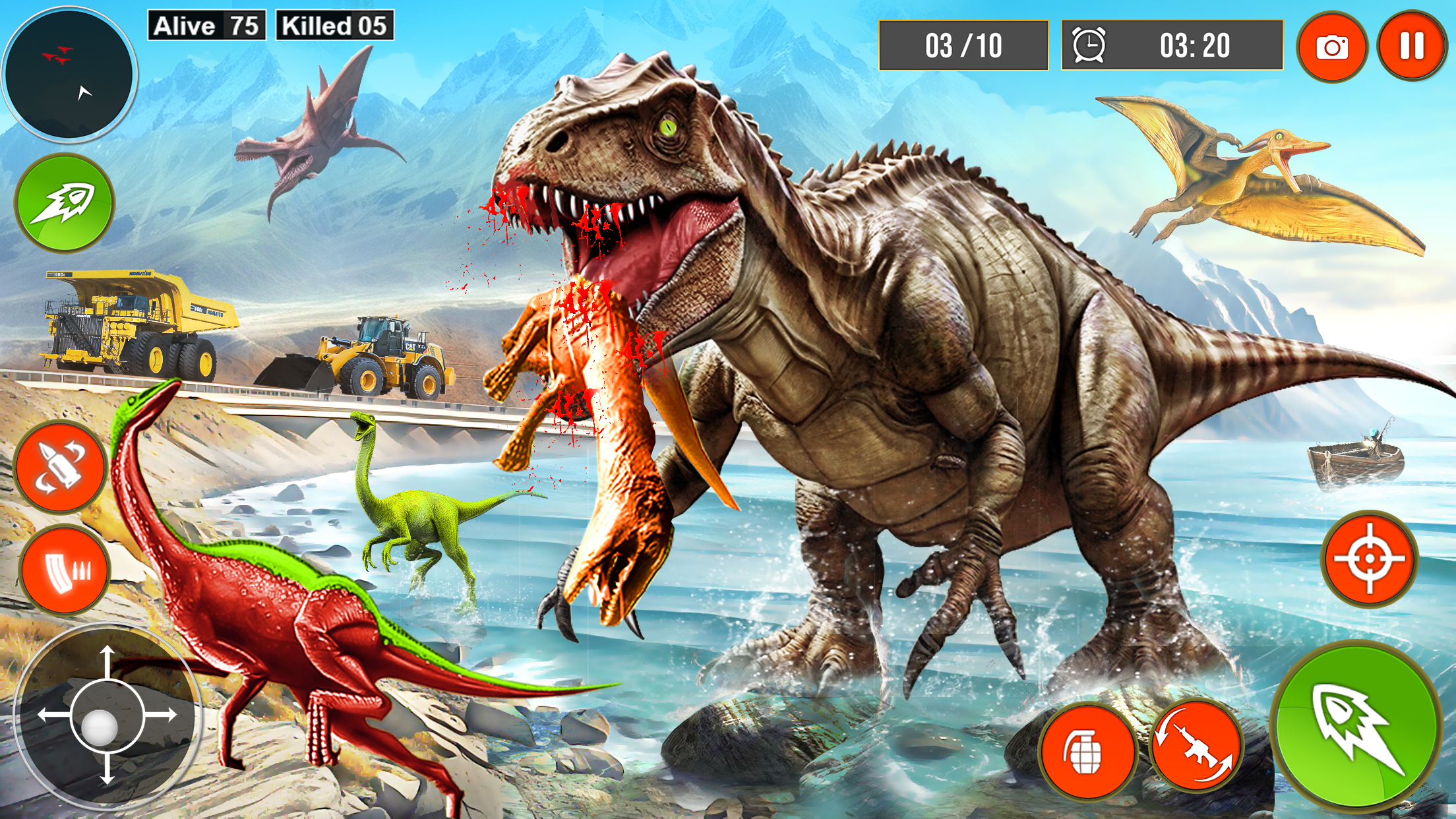 اسکرین شات 8 بازی Real Dino Hunter 3D Gun Games