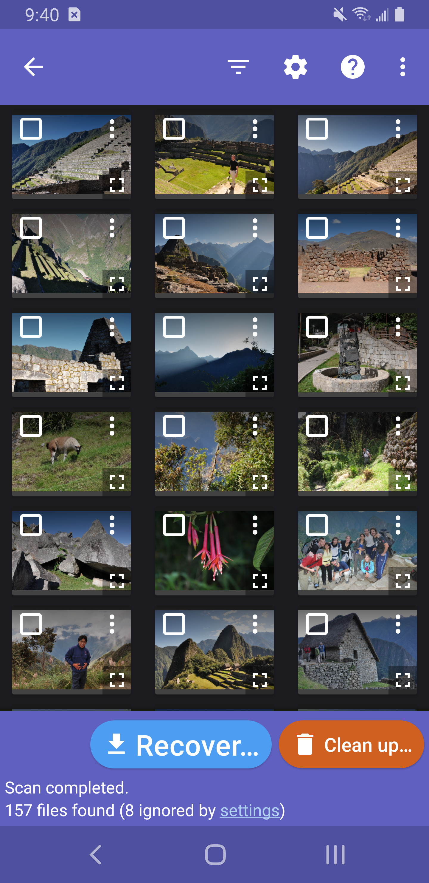 اسکرین شات 2 برنامه DiskDigger photo/file recovery