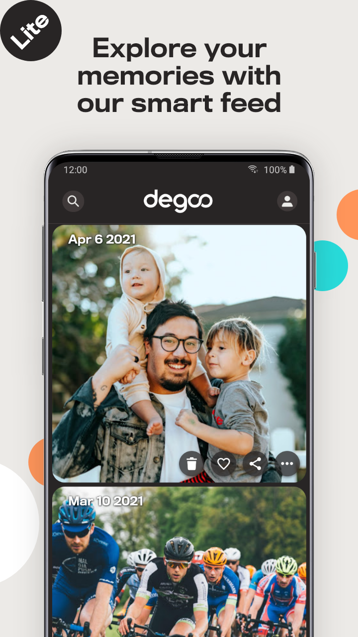 اسکرین شات 7 برنامه Degoo Lite: 20 GB Cloud Drive