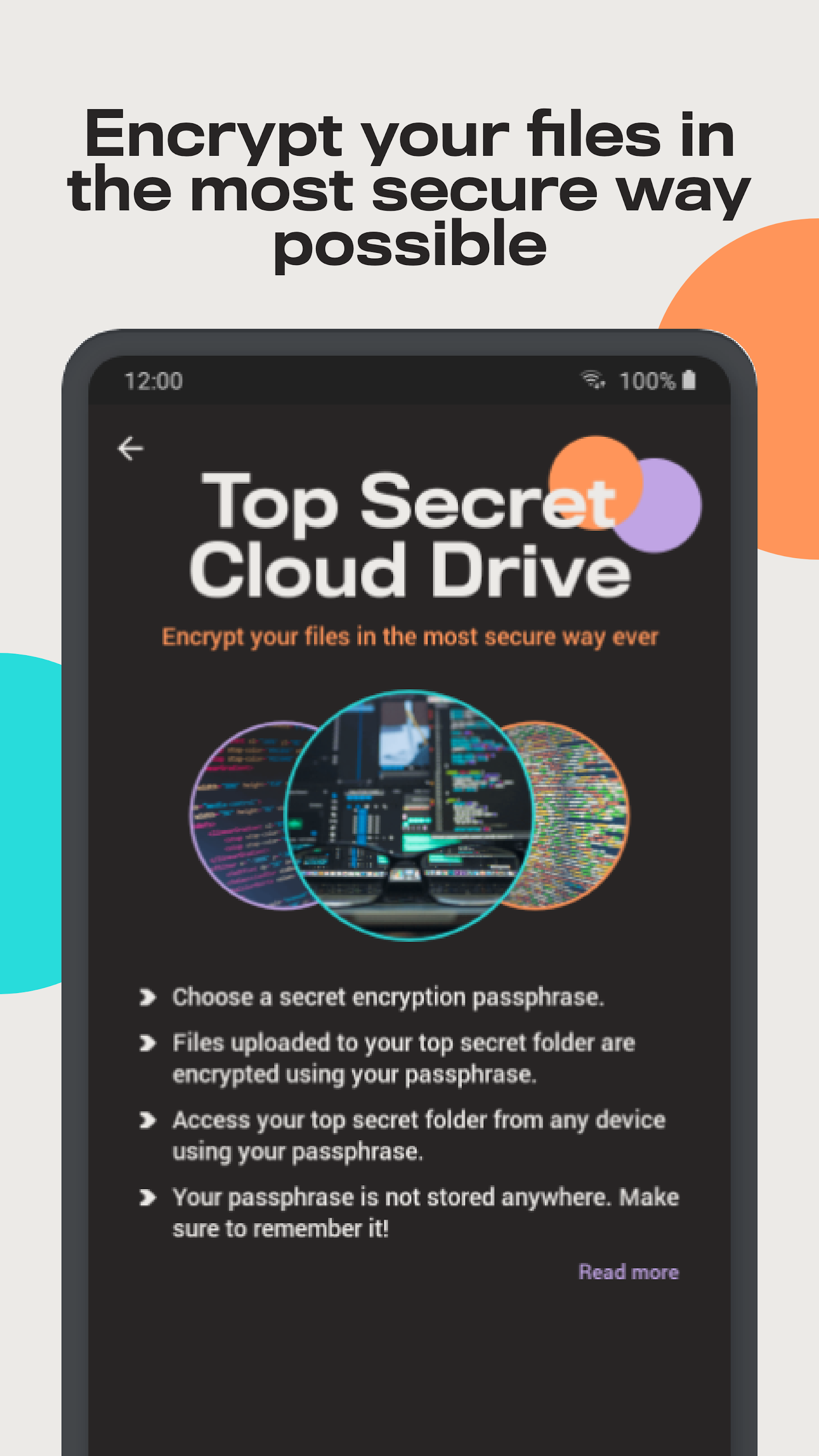 اسکرین شات 4 برنامه Degoo: 20 GB Cloud Storage