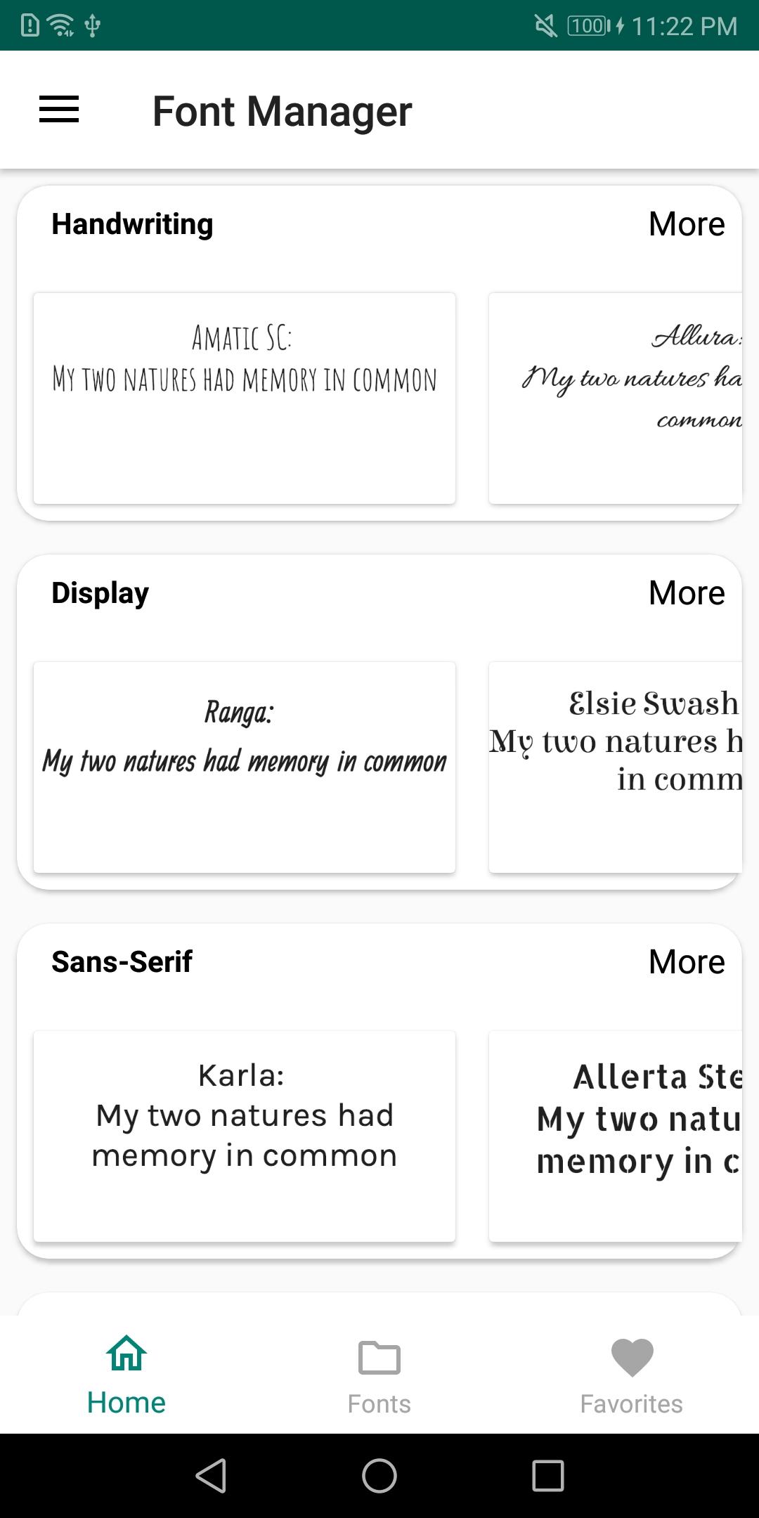اسکرین شات 2 برنامه Font Manager for Huawei/Honor