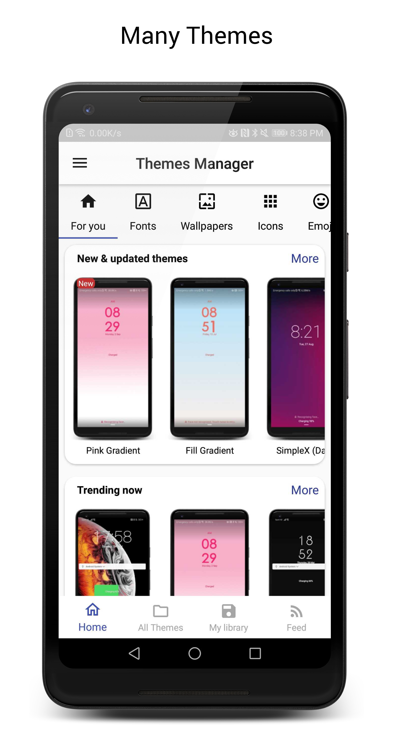 اسکرین شات 1 برنامه Theme Manager for Huawei/Honor
