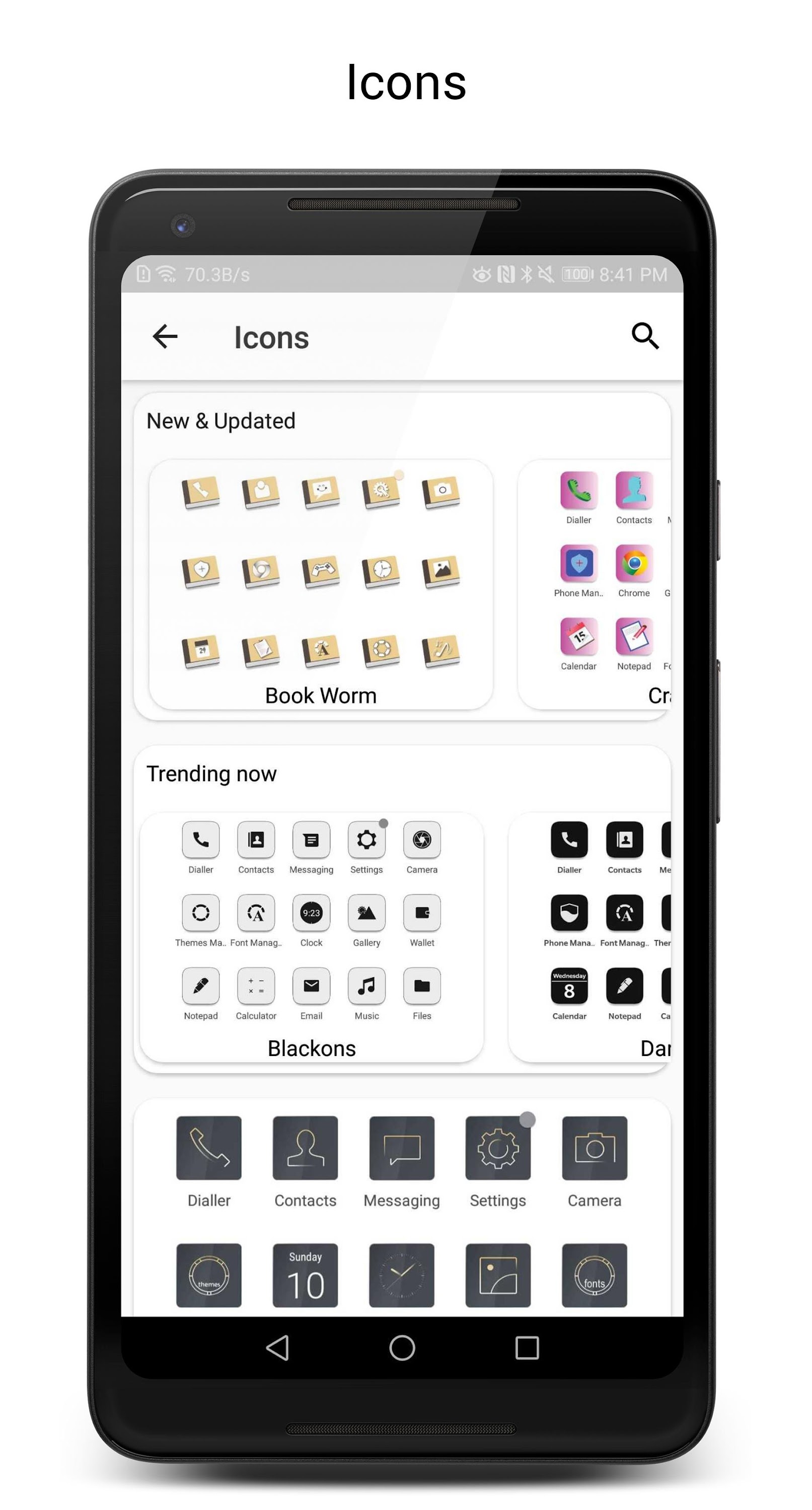 اسکرین شات 7 برنامه Theme Manager for Huawei/Honor