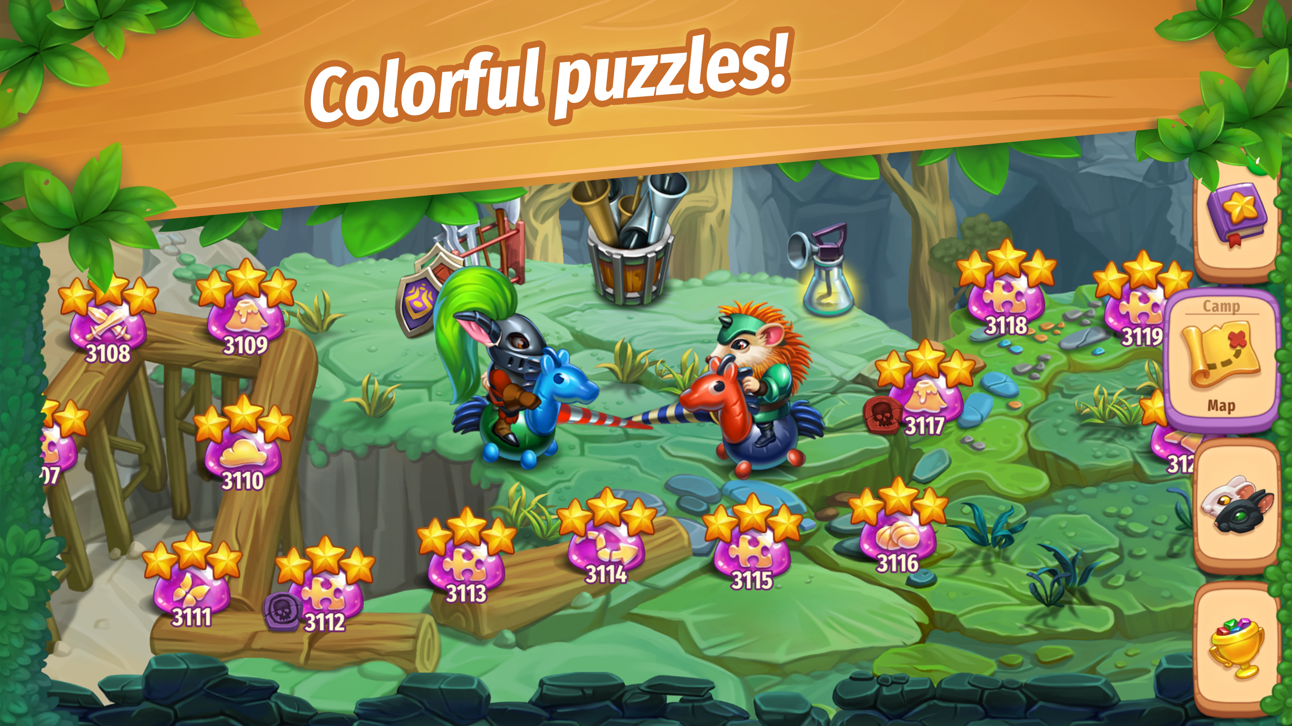 اسکرین شات 4 بازی Strongblade: Match 3 Game