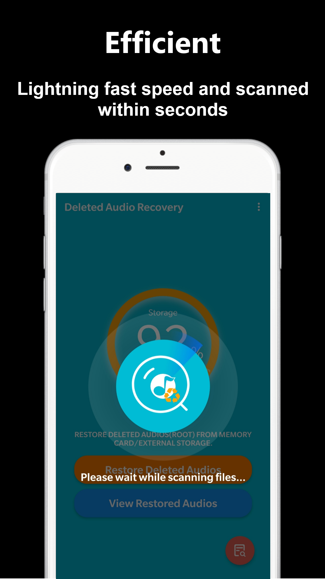 اسکرین شات 2 برنامه Deleted Audio Recovery