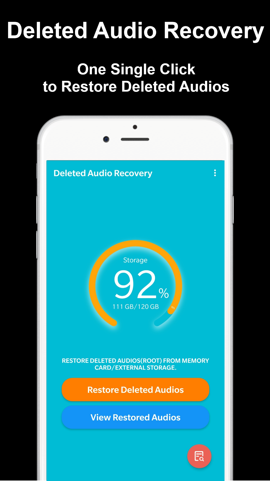 اسکرین شات 1 برنامه Deleted Audio Recovery