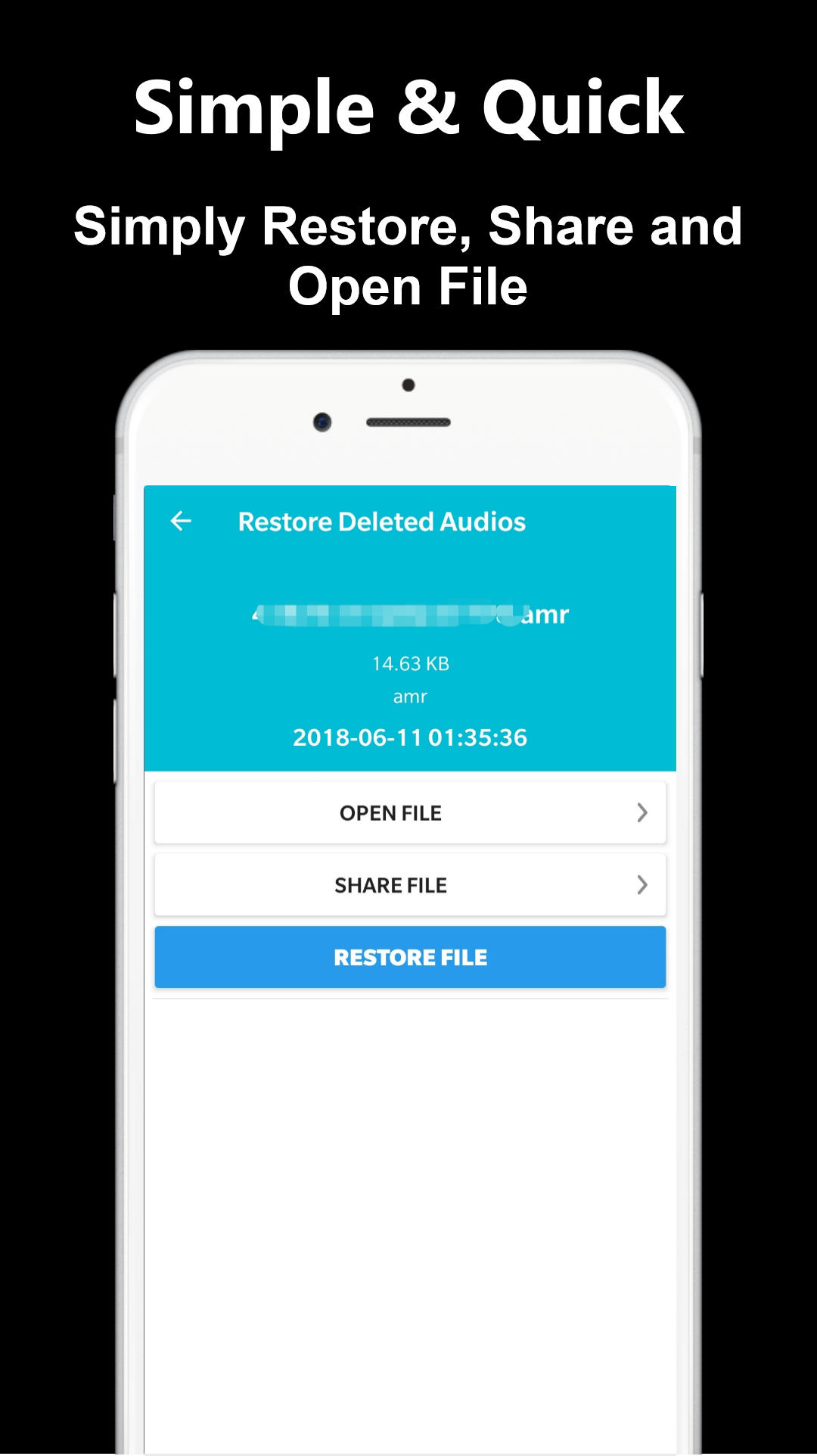 اسکرین شات 6 برنامه Deleted Audio Recovery