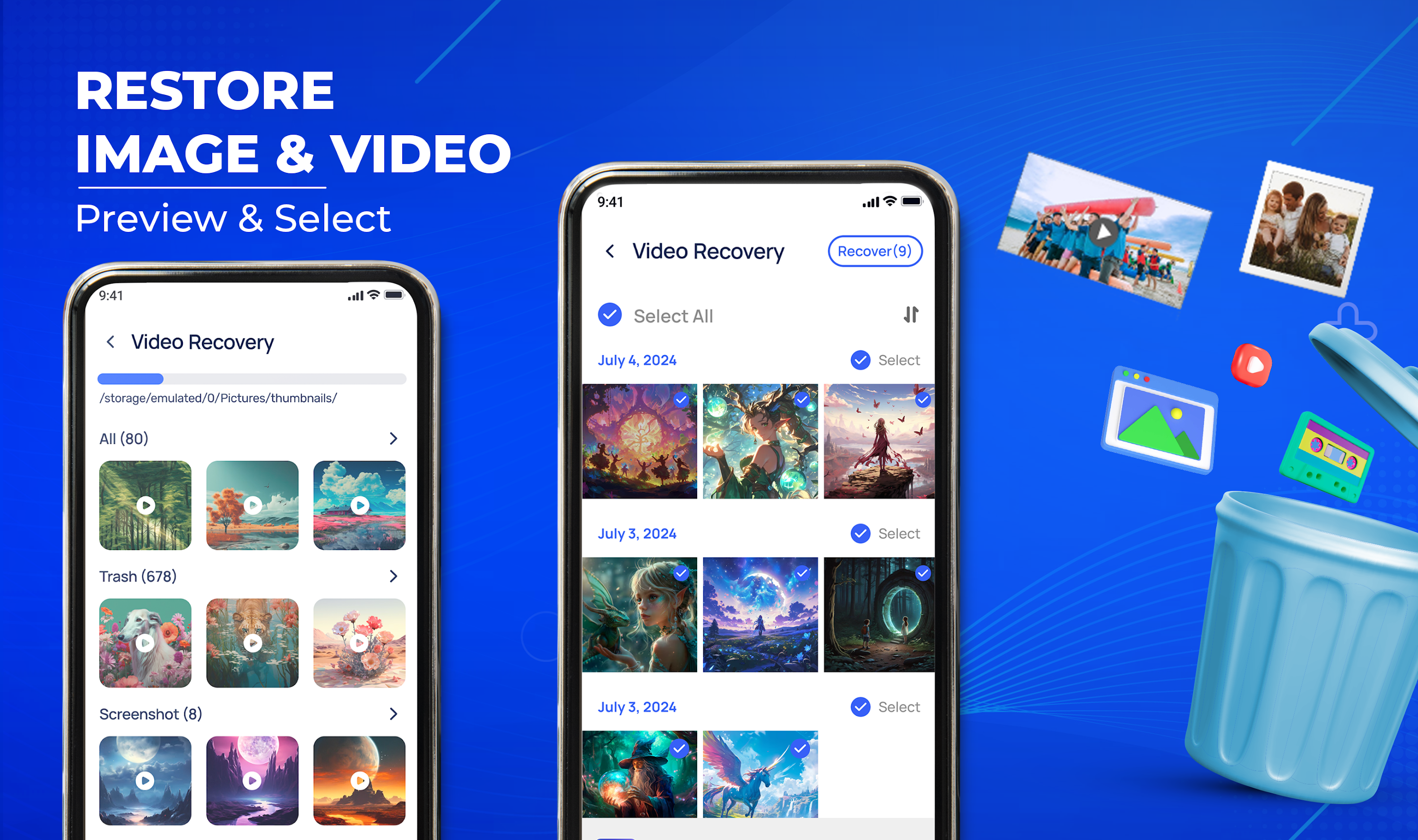 اسکرین شات 2 برنامه File Recovery, Photo Recovery