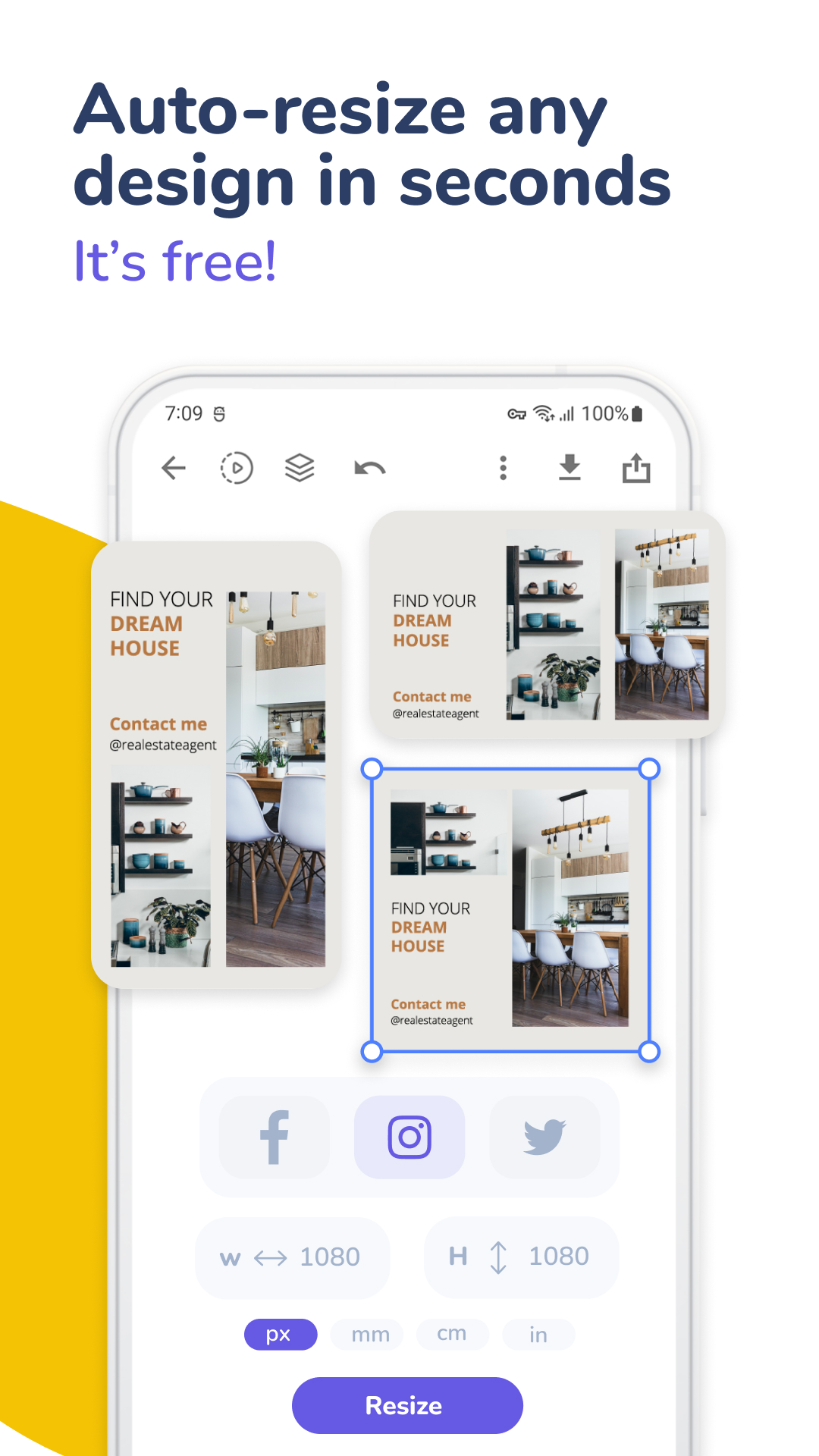 اسکرین شات 5 برنامه Desygner: Graphic Design Maker