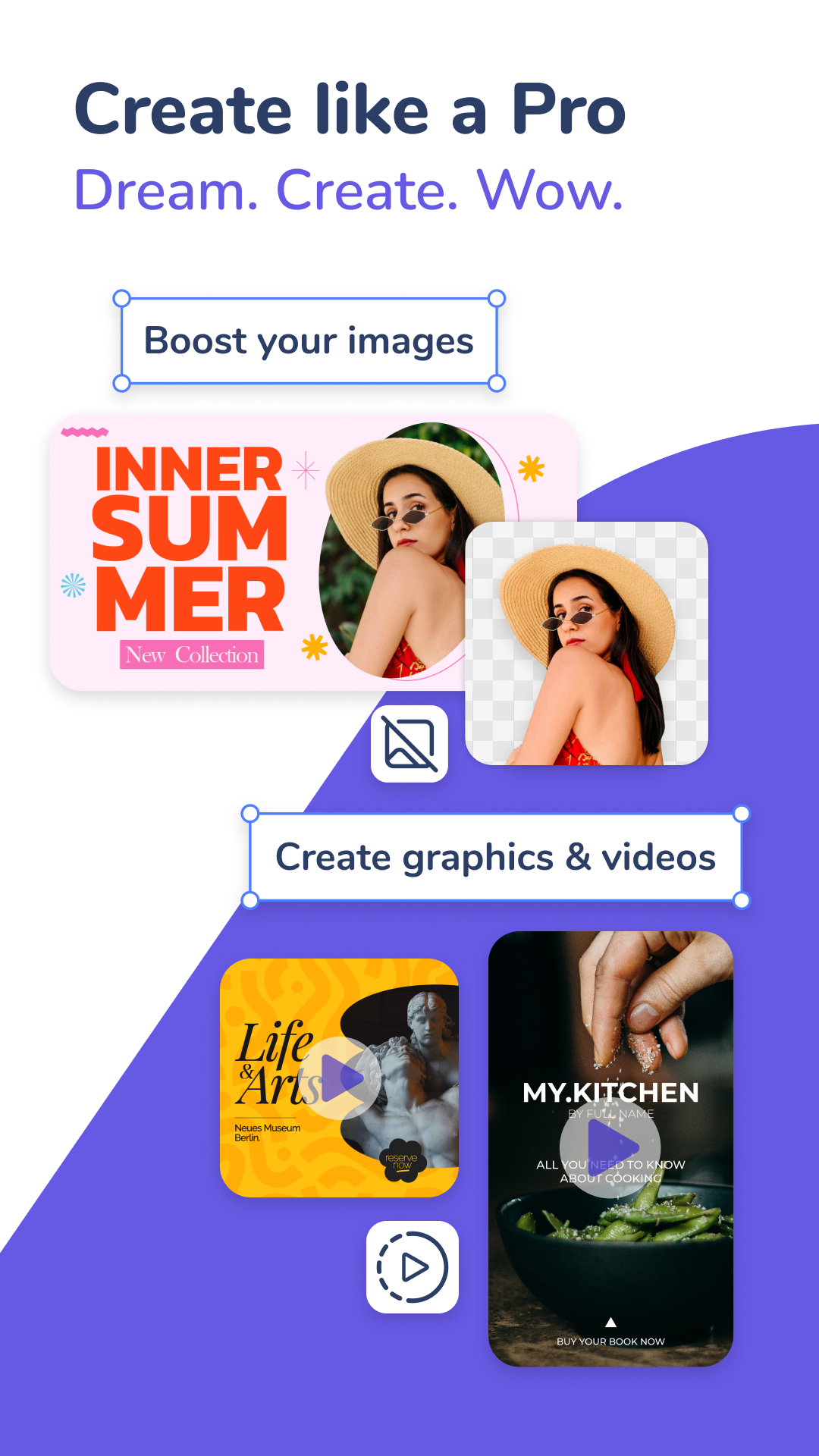 اسکرین شات 1 برنامه Desygner: Graphic Design Maker