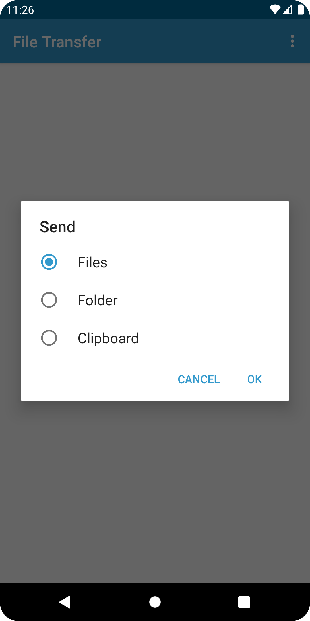 اسکرین شات 2 برنامه File Transfer