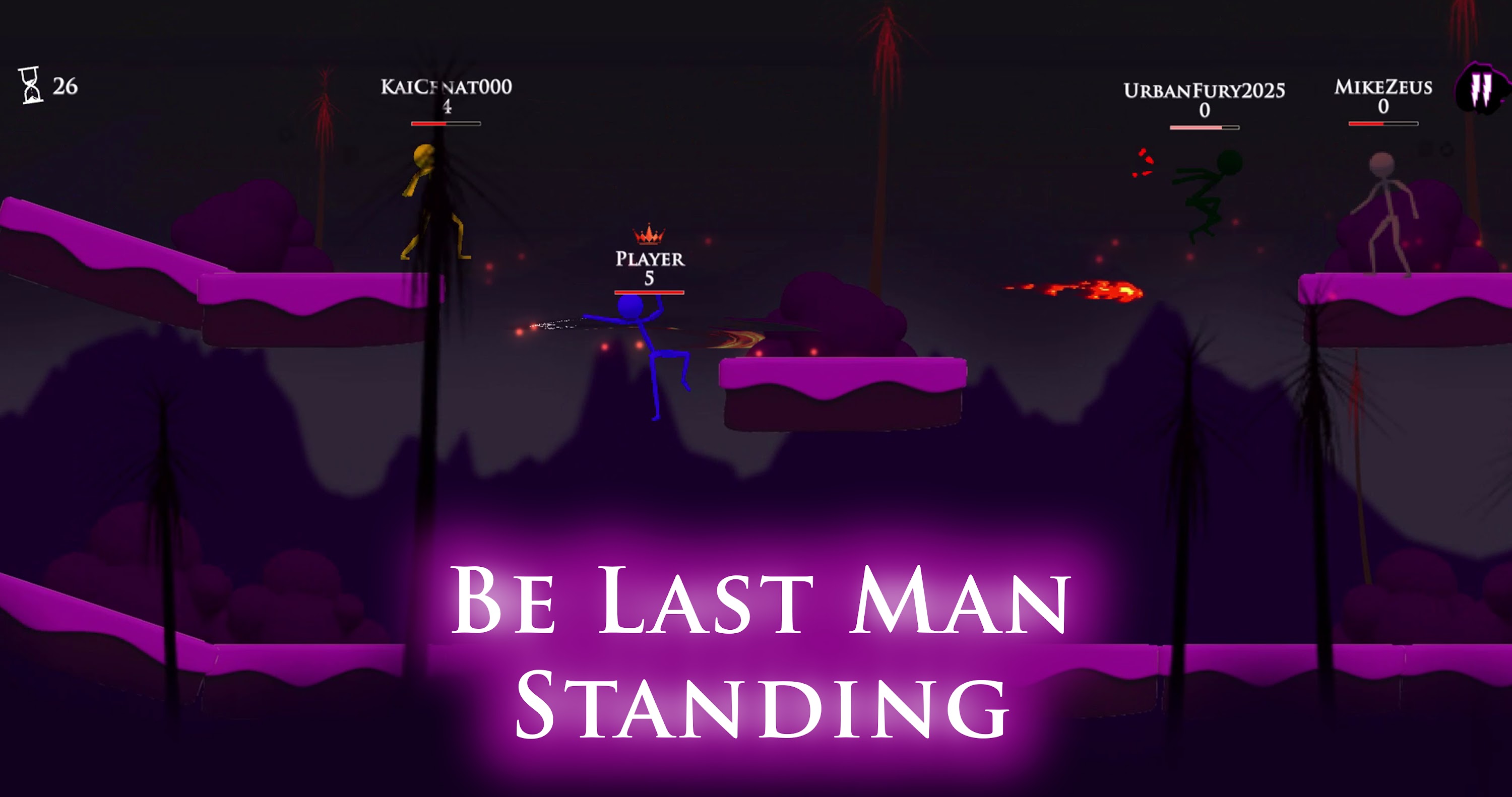 اسکرین شات 5 بازی Stickman Fight 2 - Magic Brawl