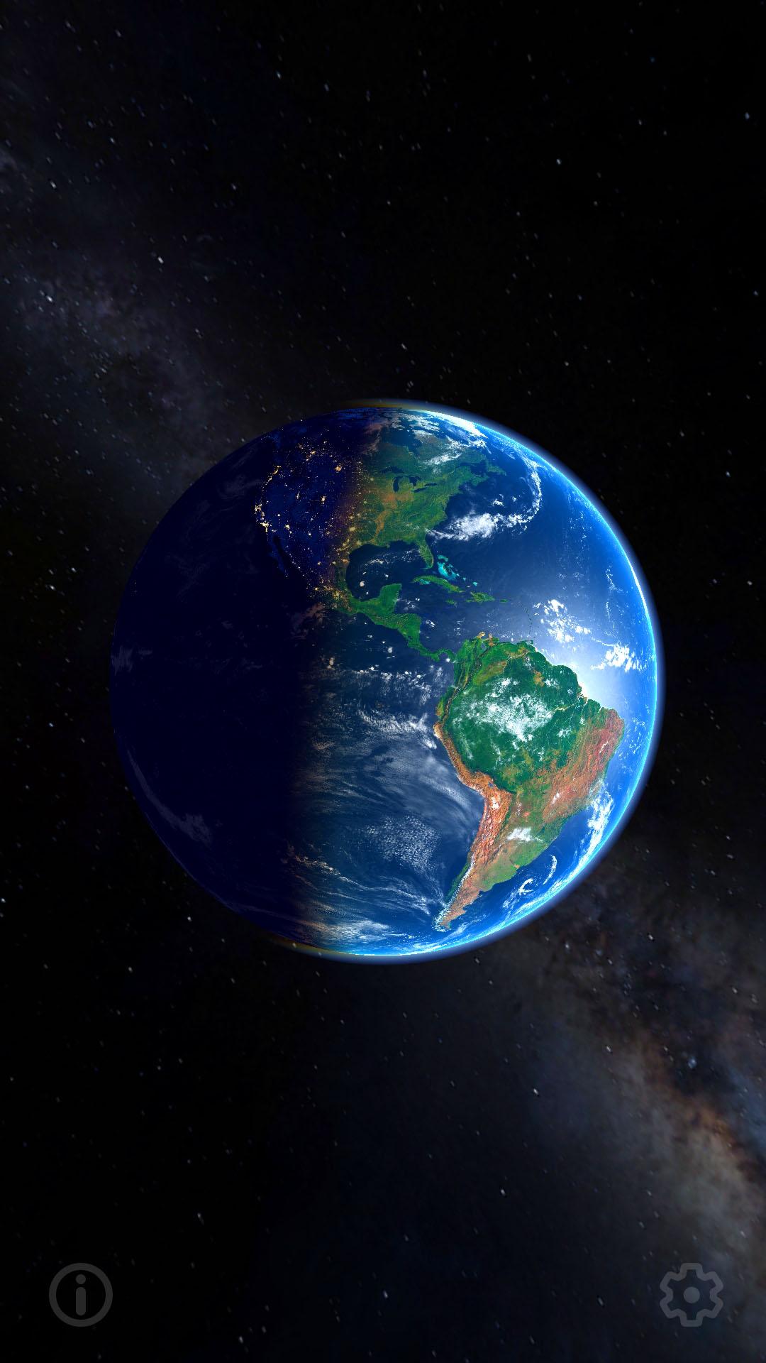 اسکرین شات 8 برنامه 3D Earth & Real Moon