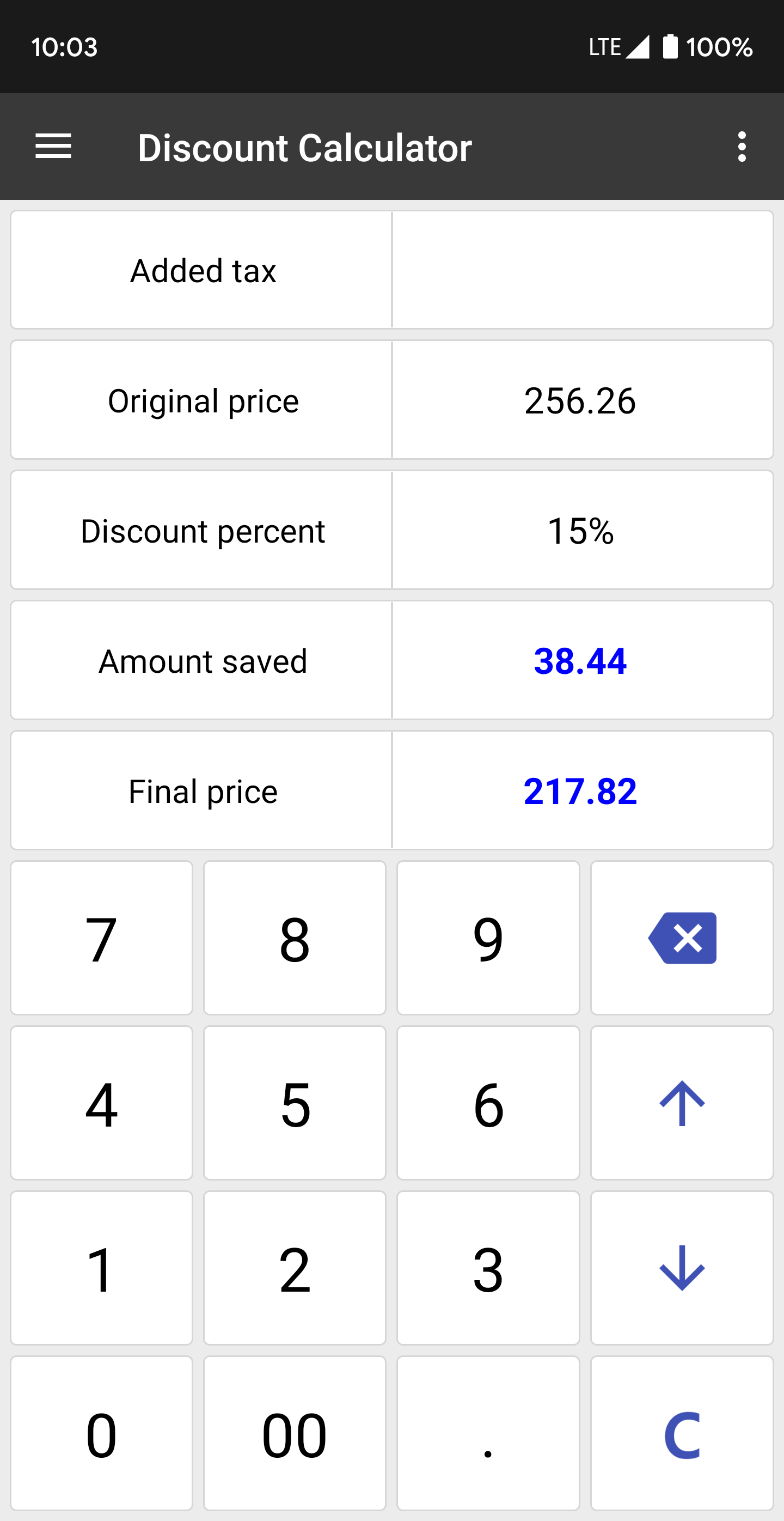 اسکرین شات 5 برنامه ClevCalc - Calculator