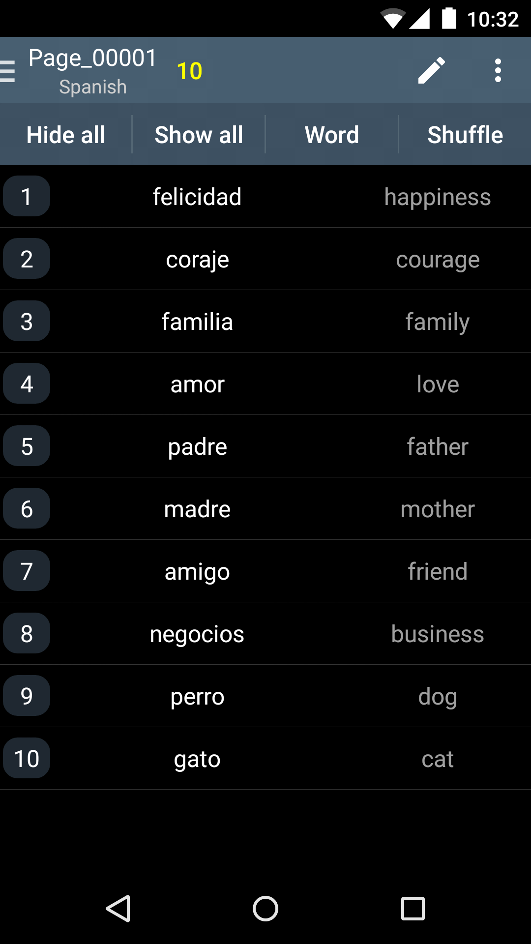 اسکرین شات 1 برنامه ClevWord