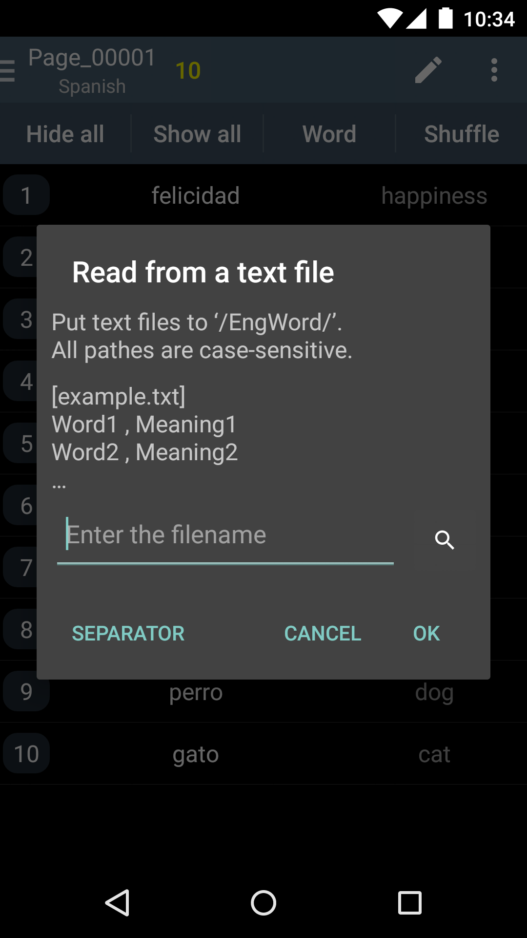 اسکرین شات 5 برنامه ClevWord