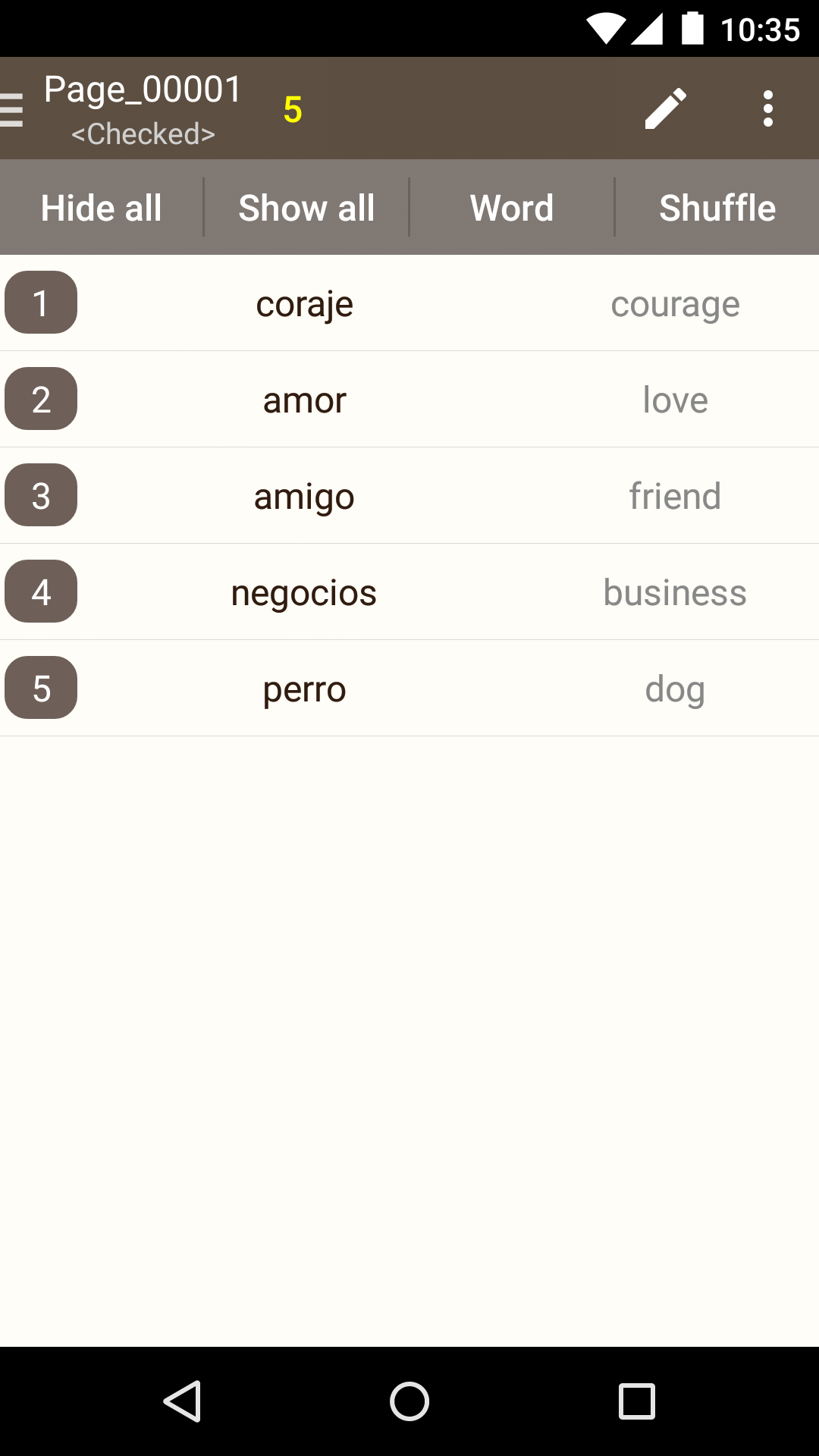 اسکرین شات 8 برنامه ClevWord