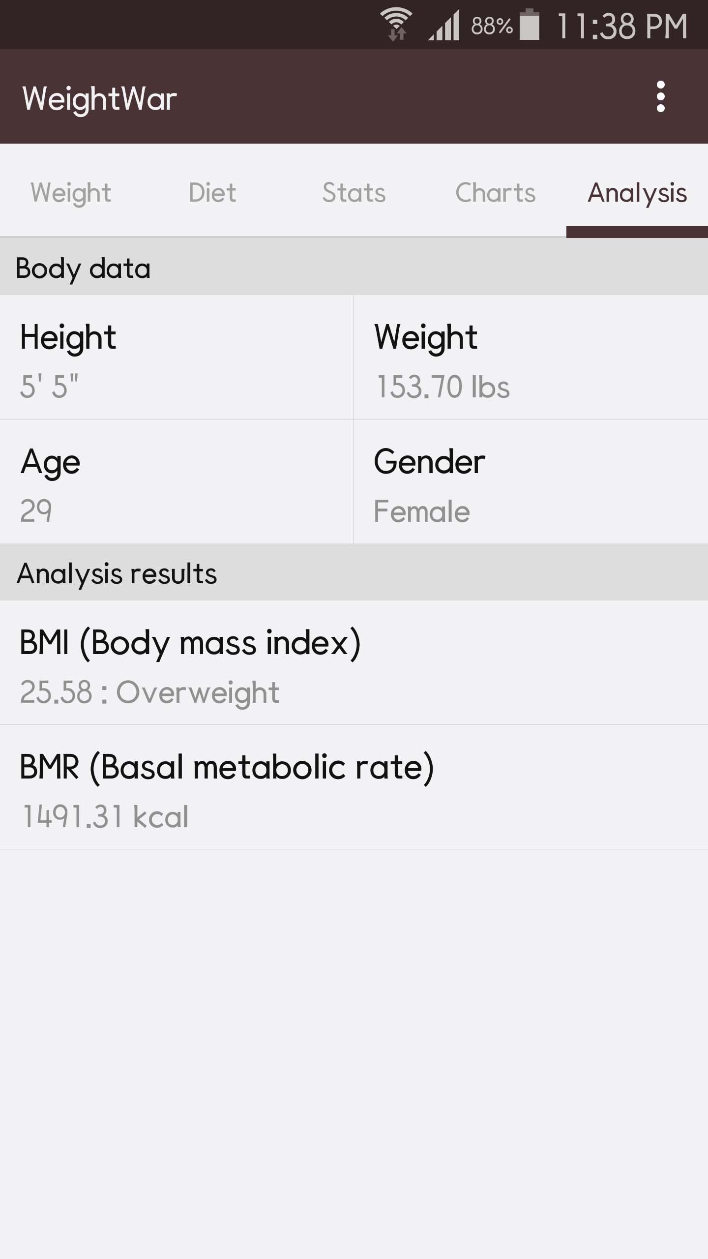 اسکرین شات 7 برنامه WeightWar - Weight Tracker