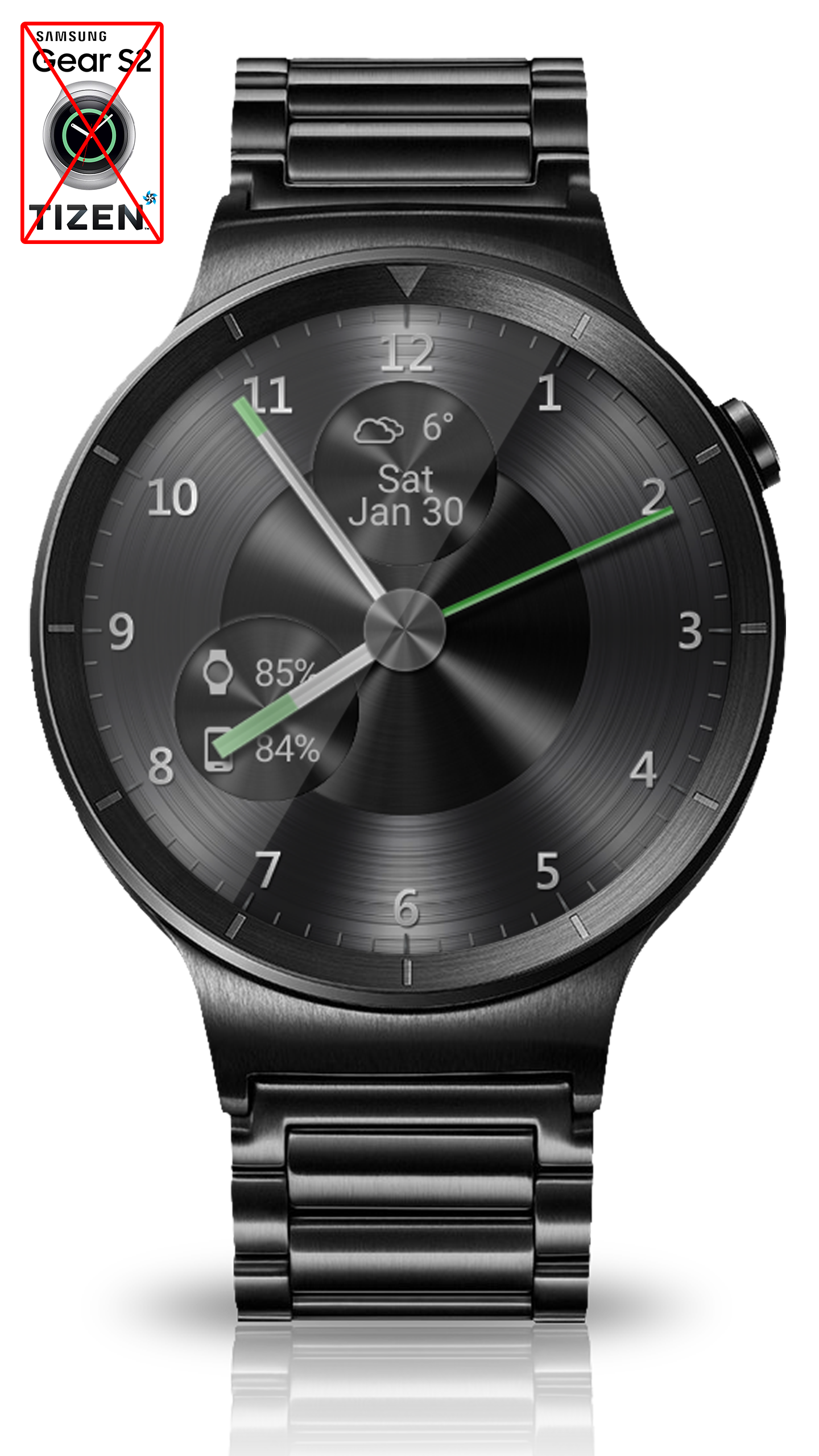 اسکرین شات 8 برنامه Black Metal HD Watch Face
