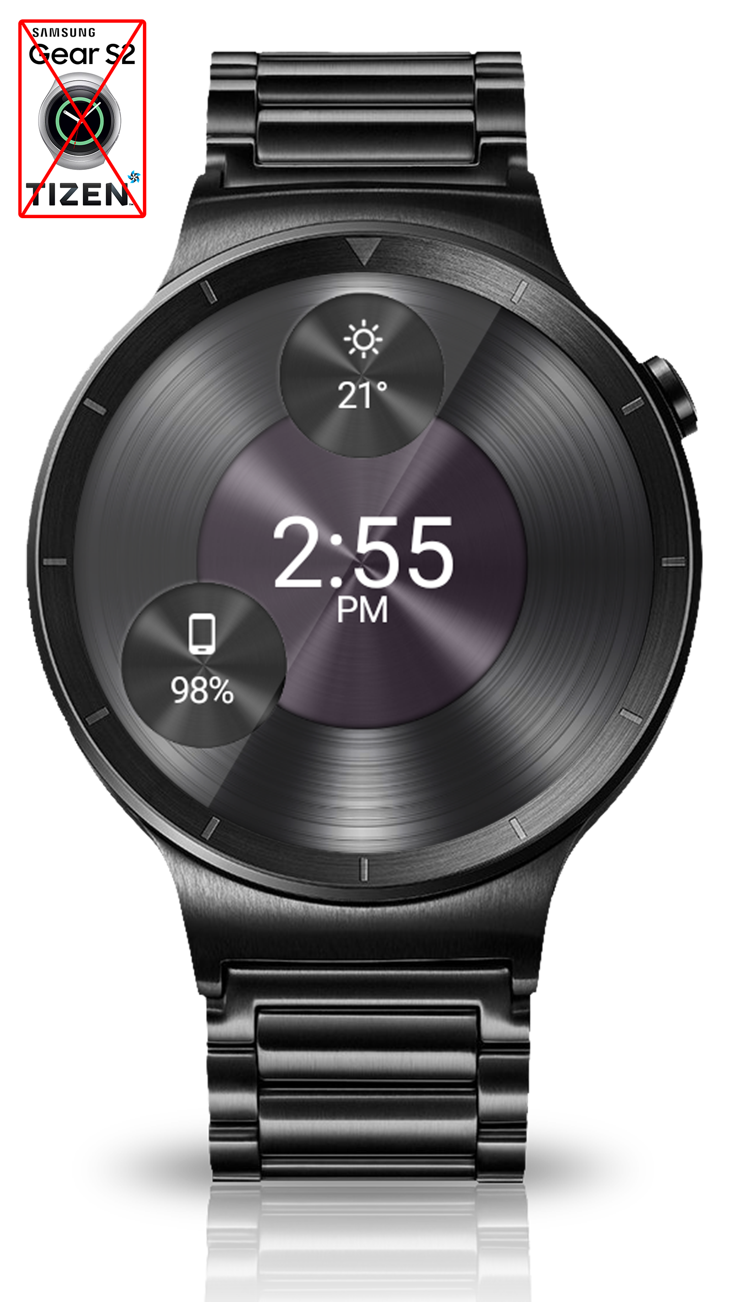اسکرین شات 7 برنامه Black Metal 2 HD Watch Face