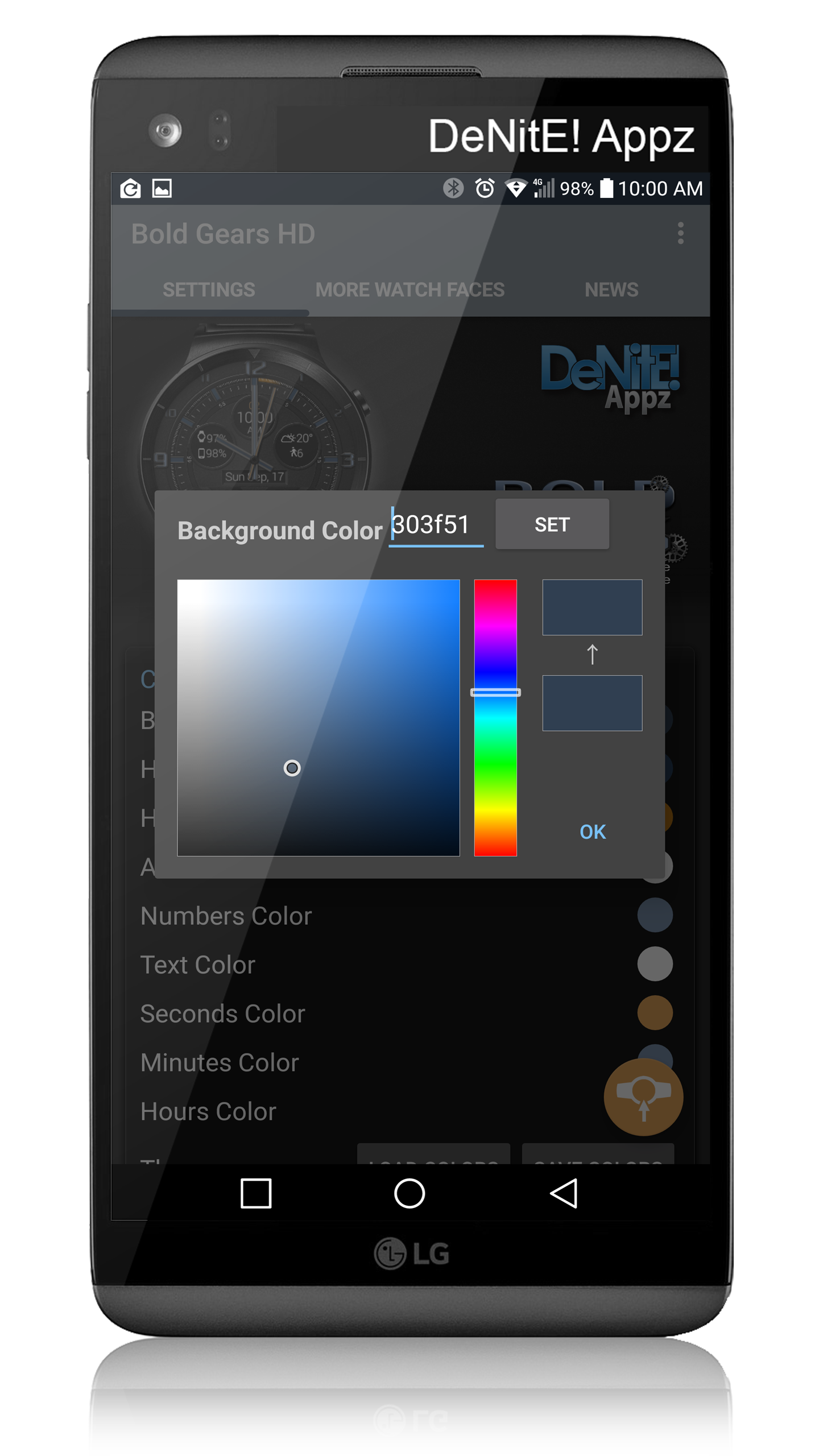 اسکرین شات 5 برنامه Bold Gears HD Watch Face