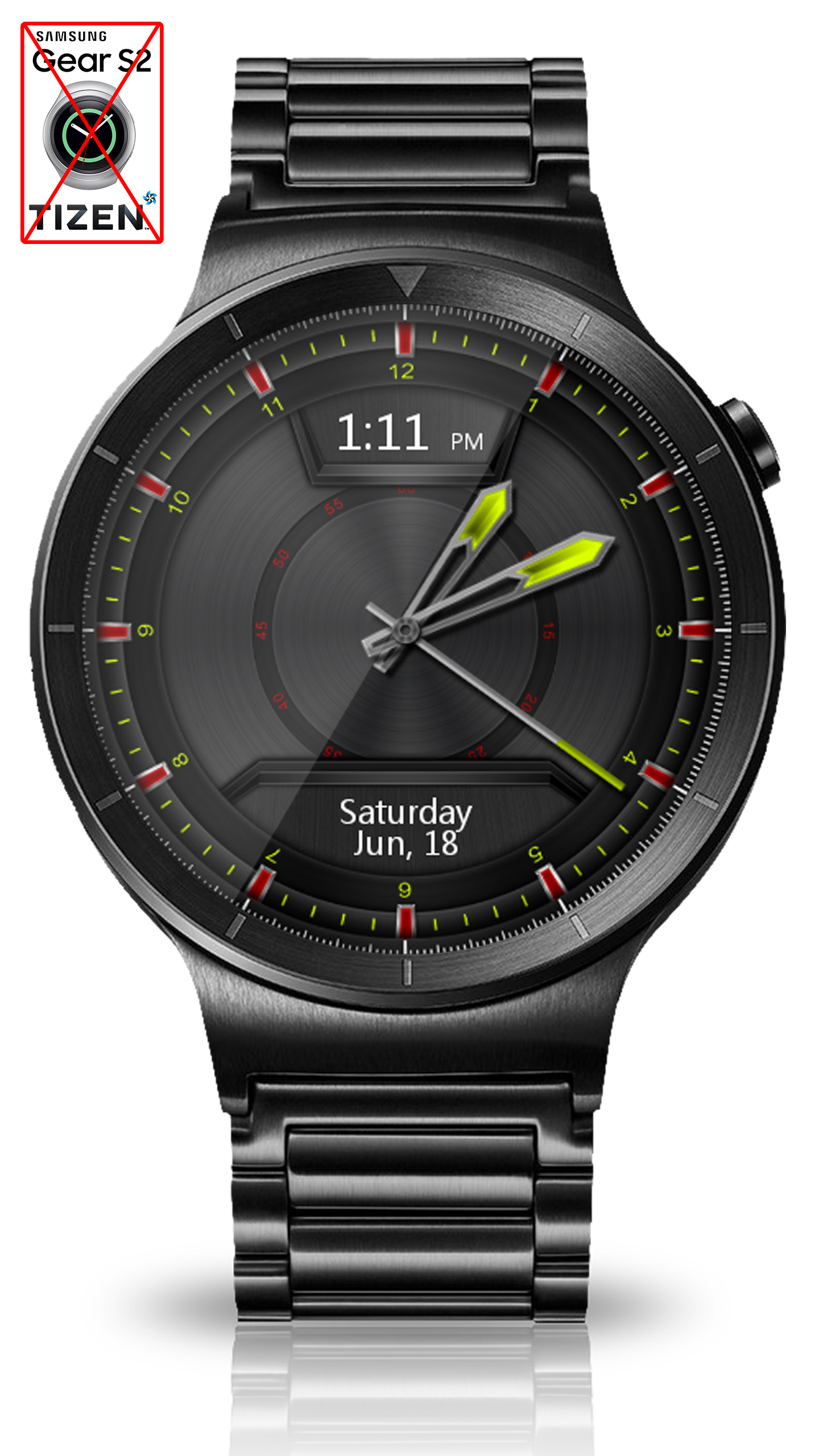 اسکرین شات 8 برنامه Daring Graphite HD Watch Face