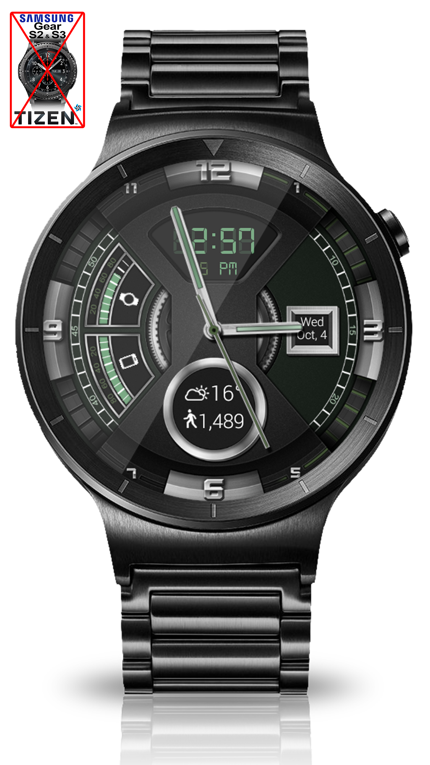 اسکرین شات 7 برنامه Dashing Gears HD WatchFace