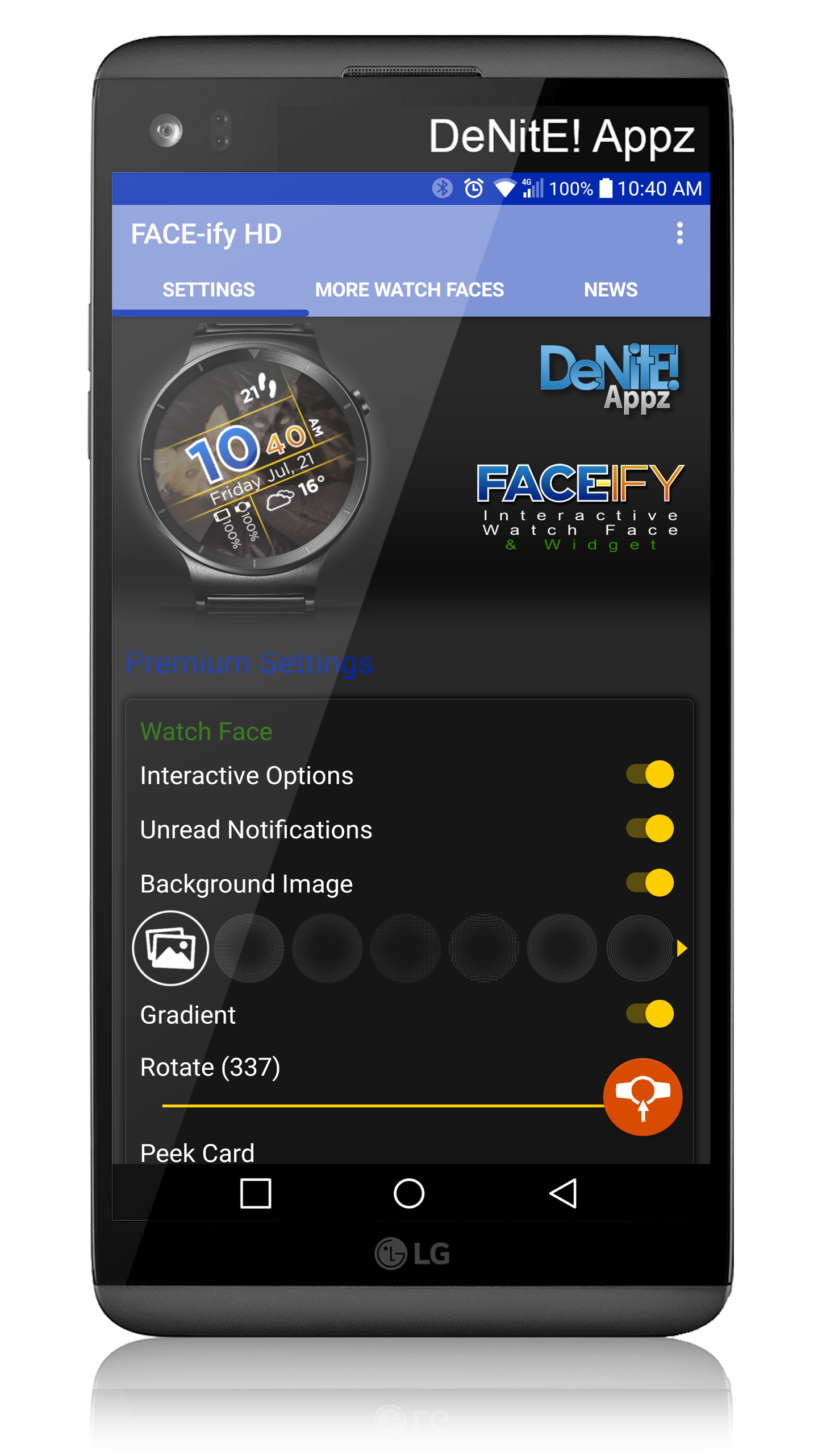اسکرین شات 5 برنامه FACE-ify HD Watch Face