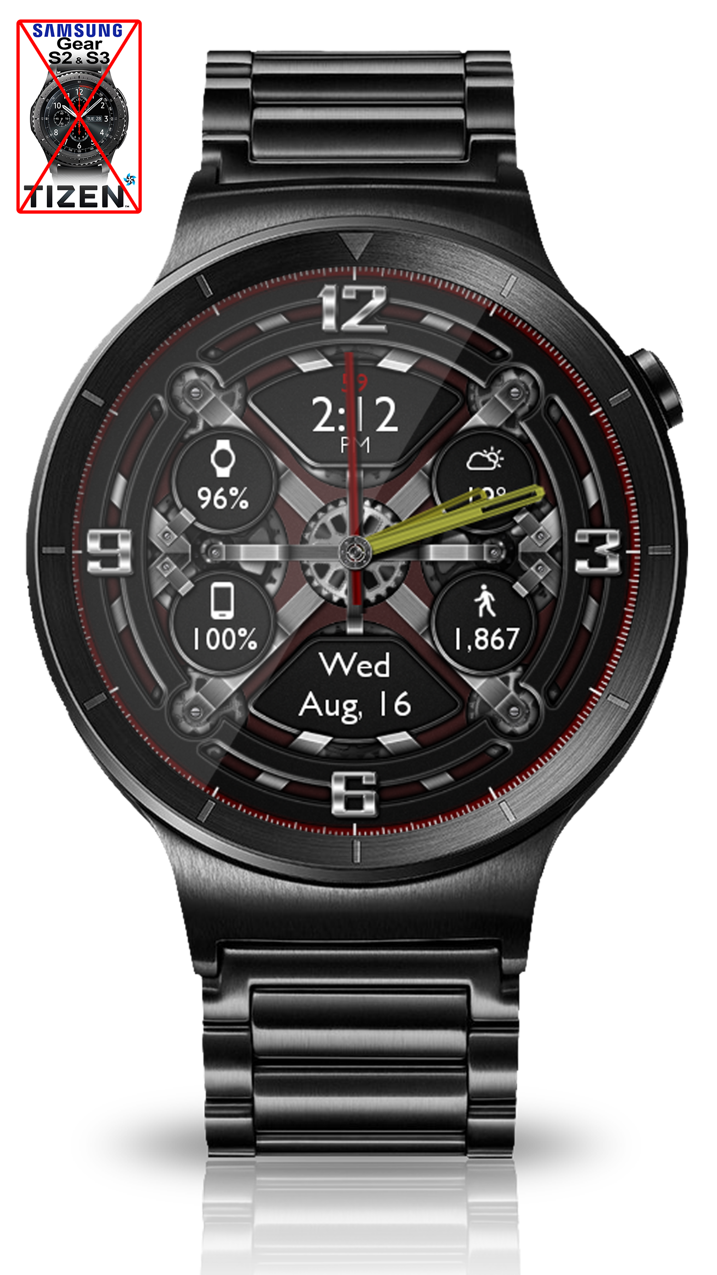 اسکرین شات 7 برنامه Mechani-Gears HD Watch Face