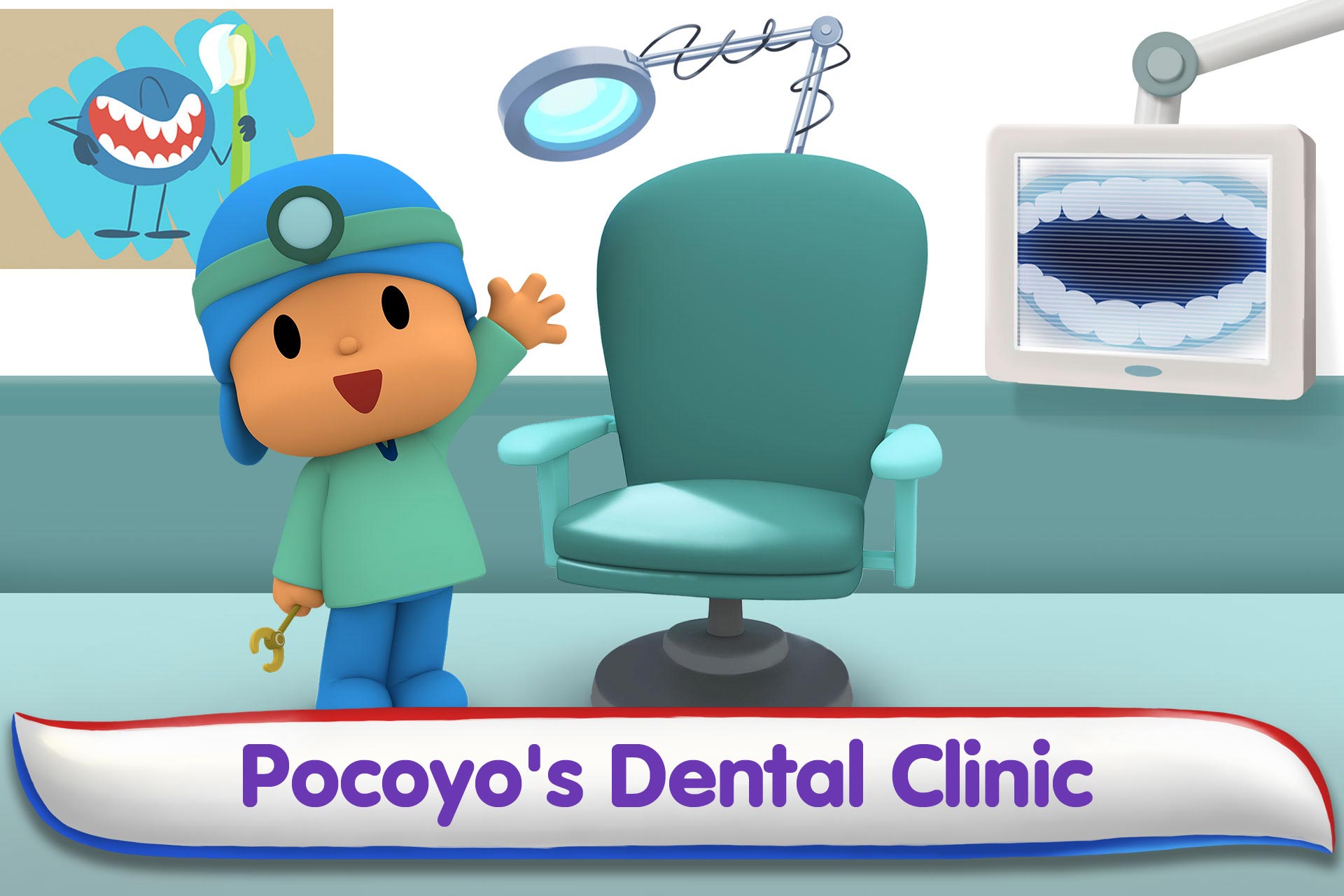 اسکرین شات 1 بازی Pocoyo Dentist Care: Doctor